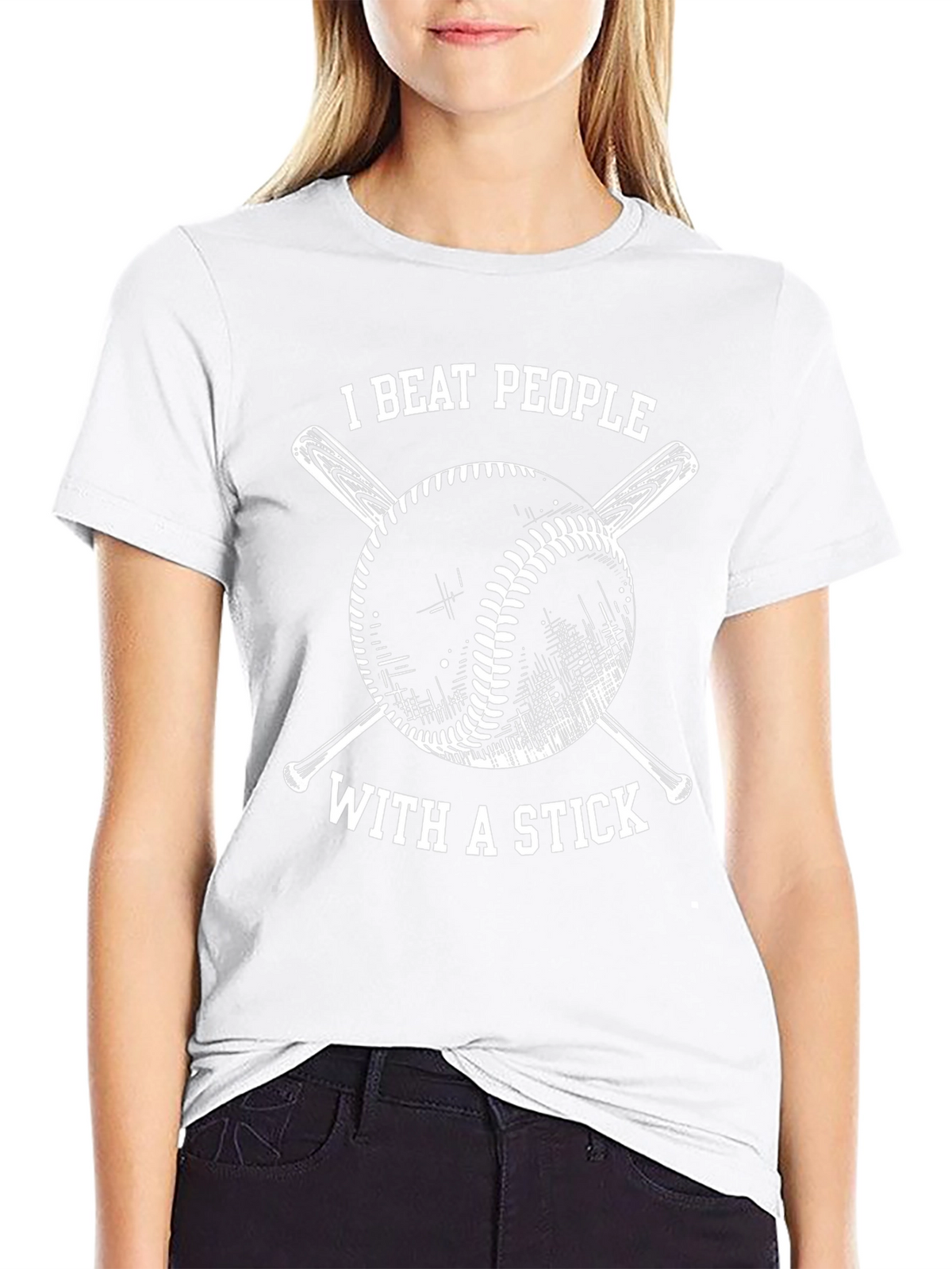 I Beat People With a Stick T-Shirt