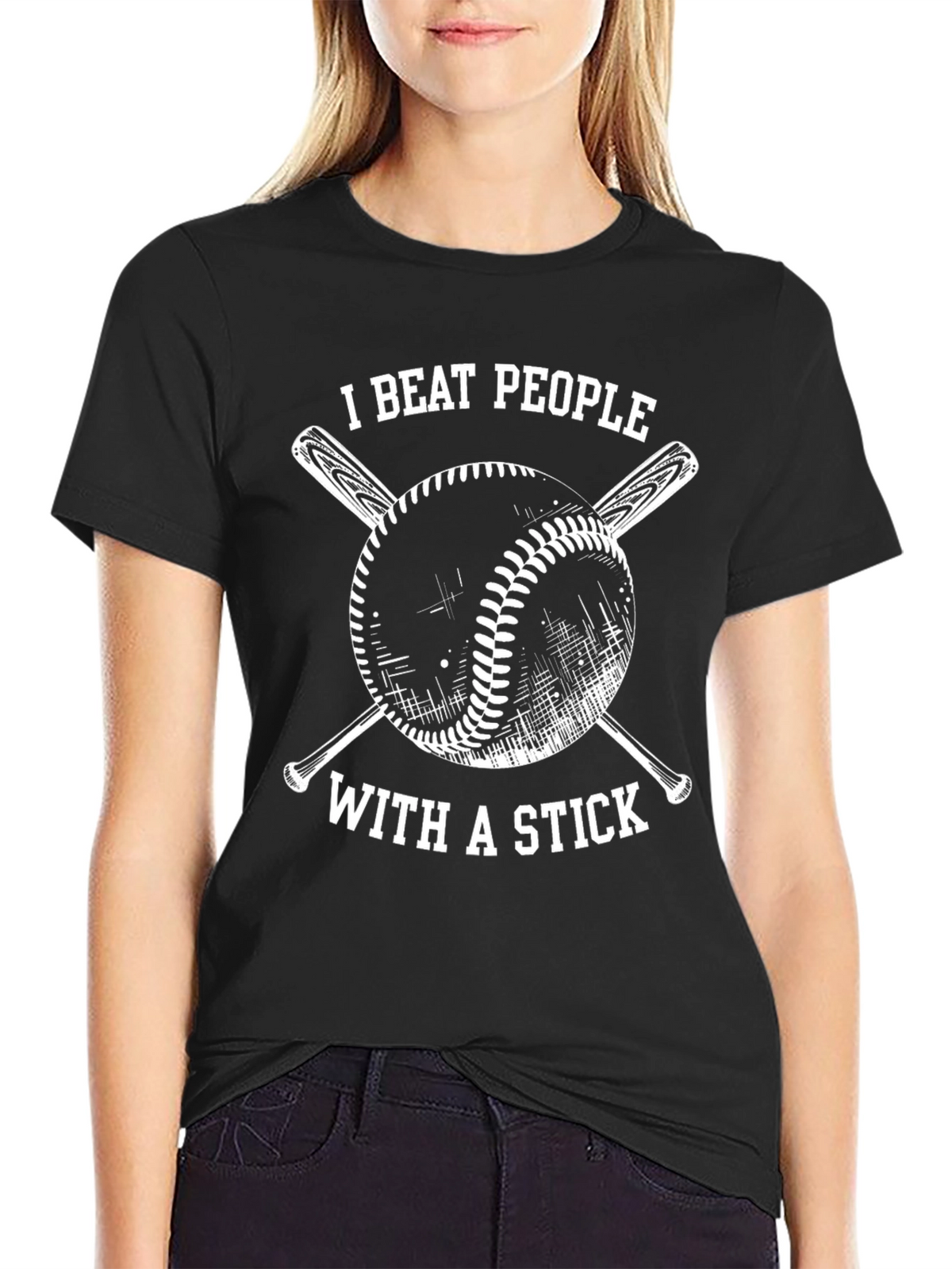 I Beat People With a Stick T-Shirt