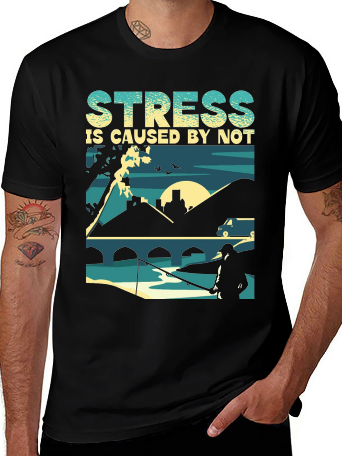 Fishing Lover T-Shirt: Stress Relief