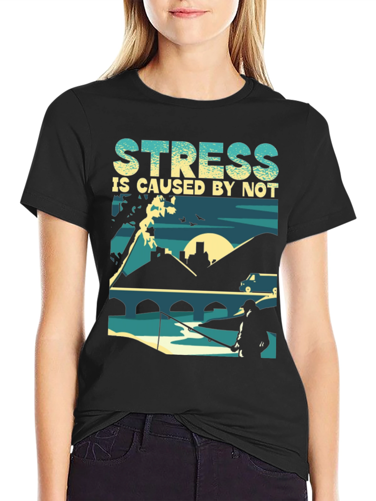 Fishing Lover T-Shirt: Stress Relief