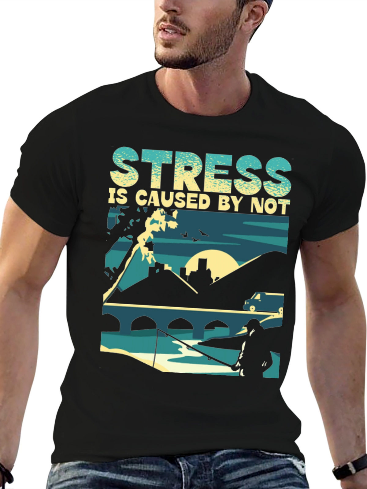 Fishing Lover T-Shirt: Stress Relief