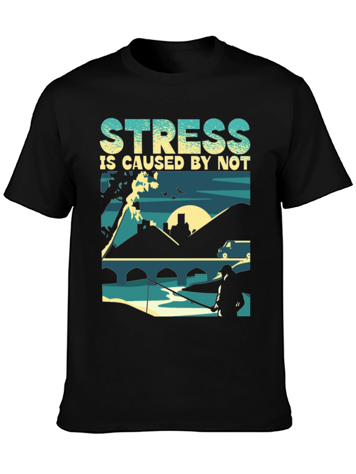 Fishing Lover T-Shirt: Stress Relief