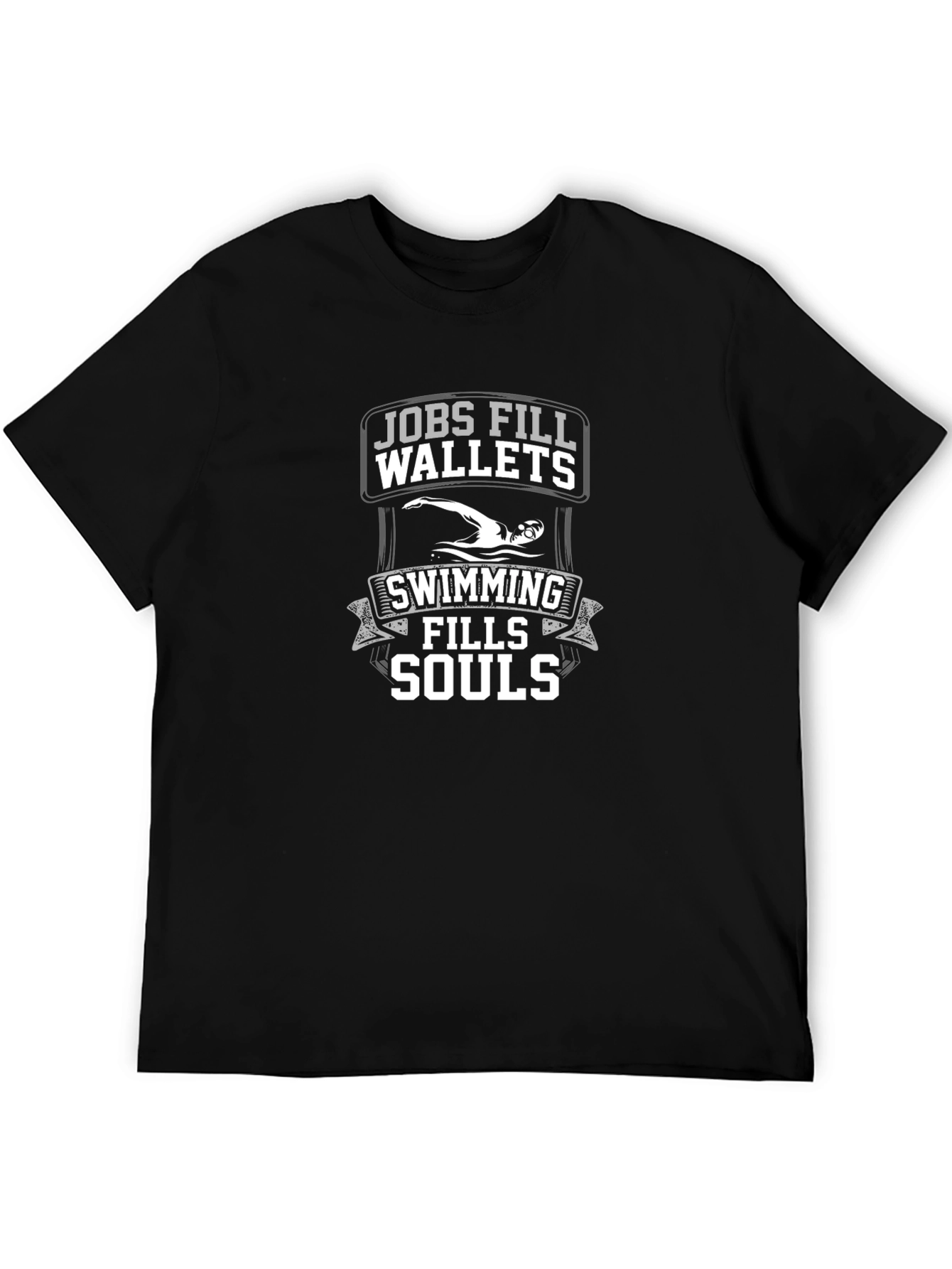 Swimming Fills Souls T-Shirt