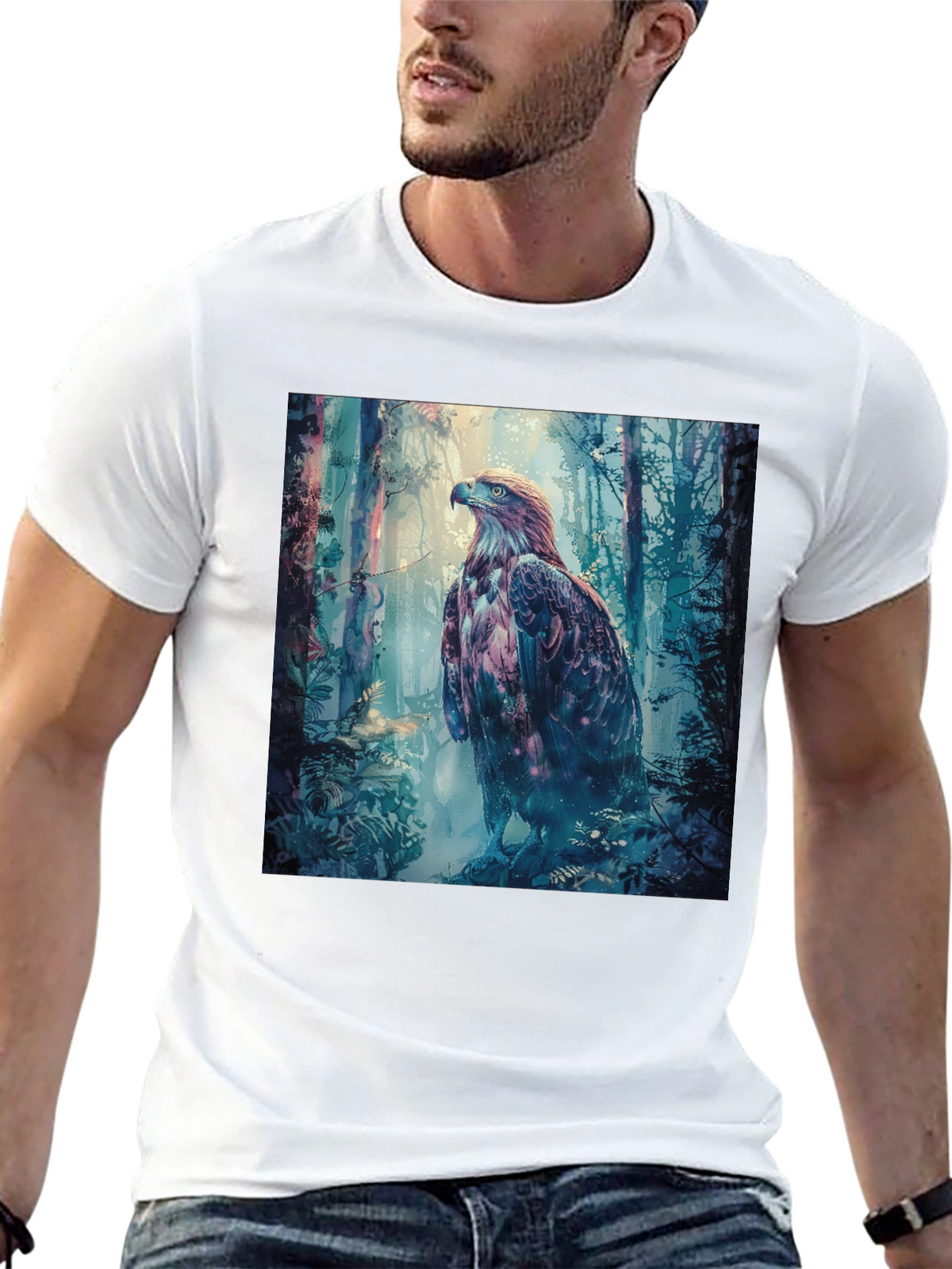 Eagle Forest Graphic T-Shirt