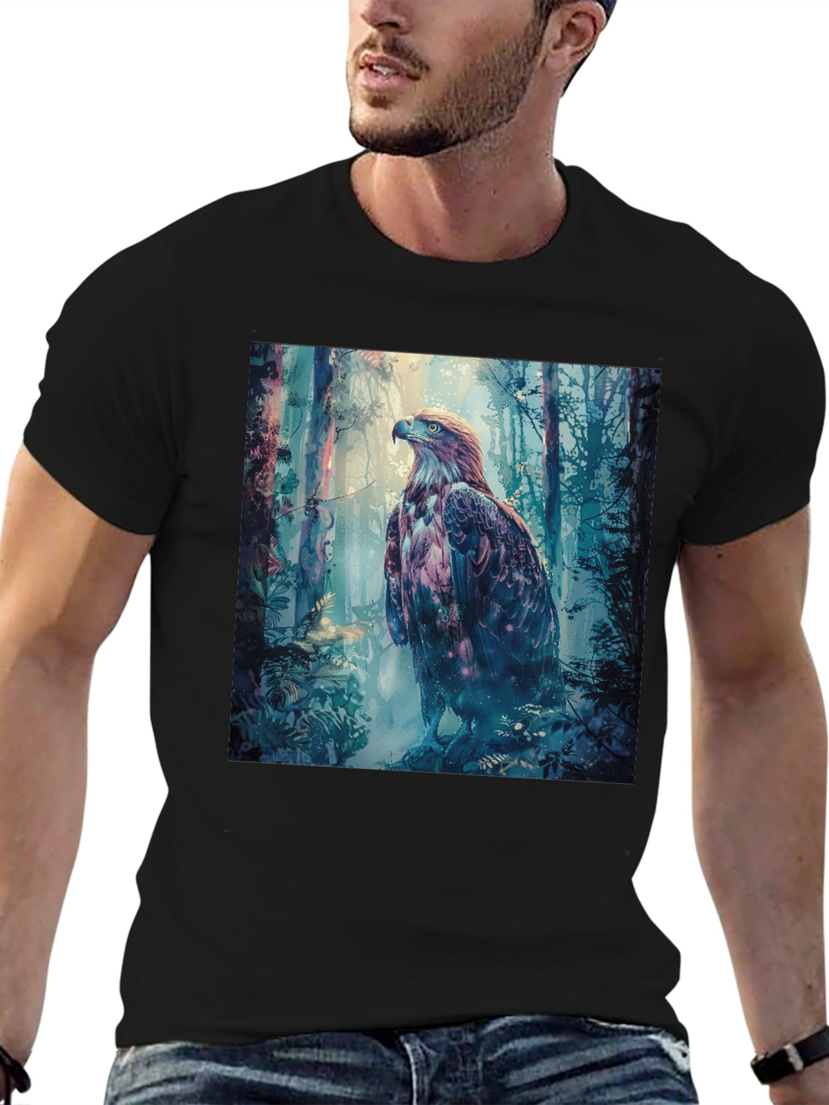 Eagle Forest Graphic T-Shirt