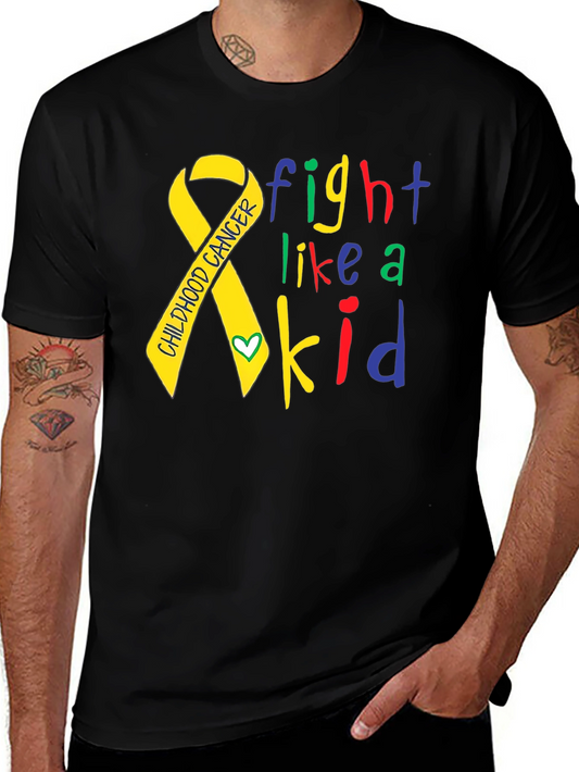 Childhood Cancer Awareness Fight Like A Kid T-Shirt