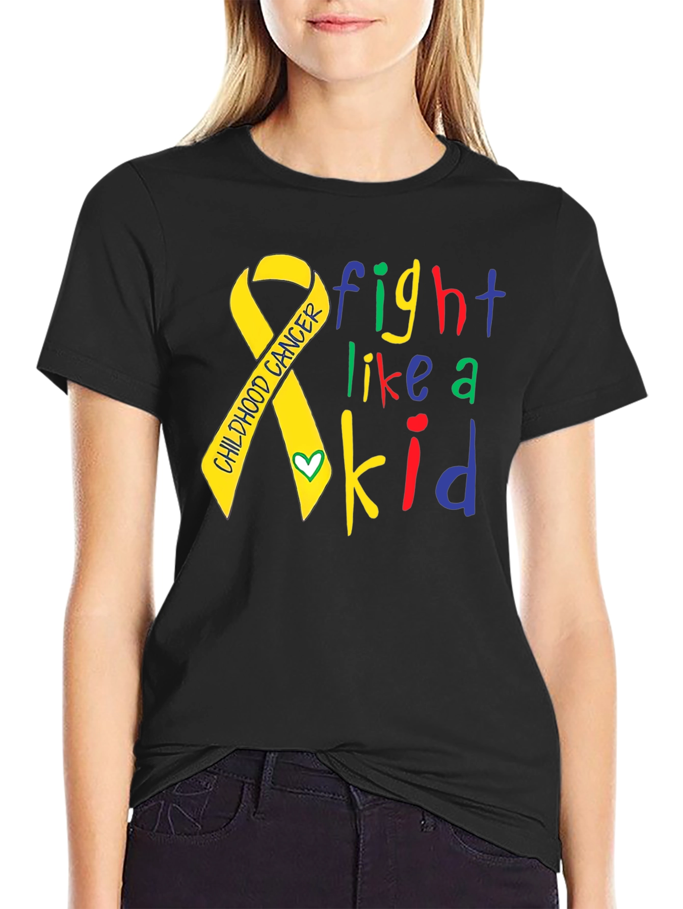 Childhood Cancer Awareness Fight Like A Kid T-Shirt