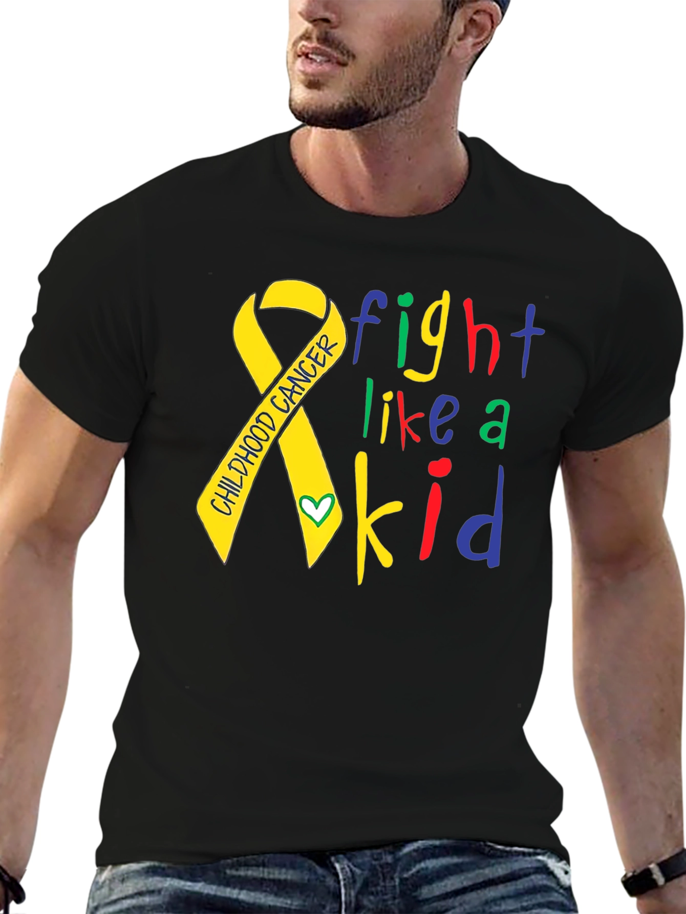 Childhood Cancer Awareness Fight Like A Kid T-Shirt