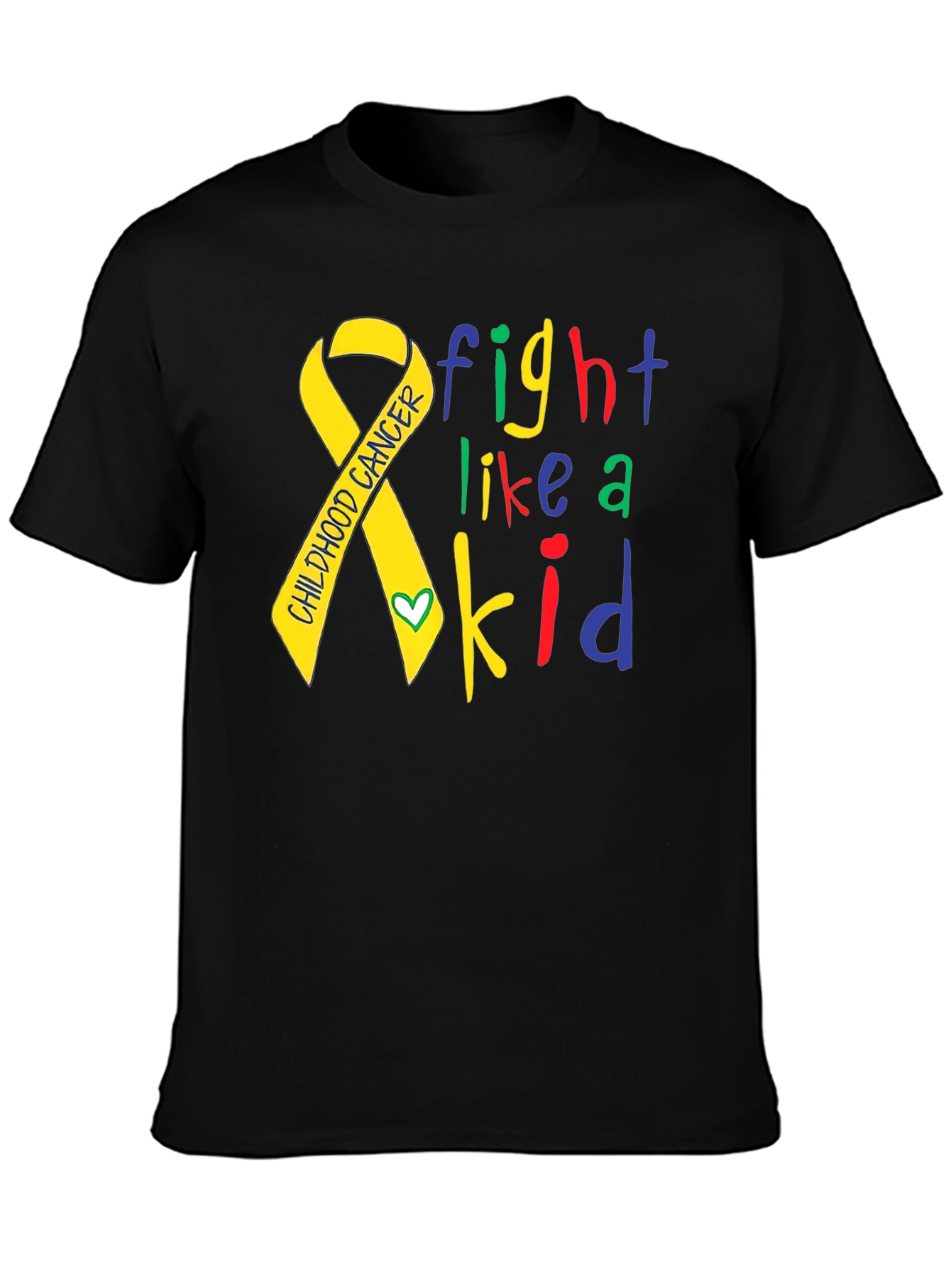 Childhood Cancer Awareness Fight Like A Kid T-Shirt