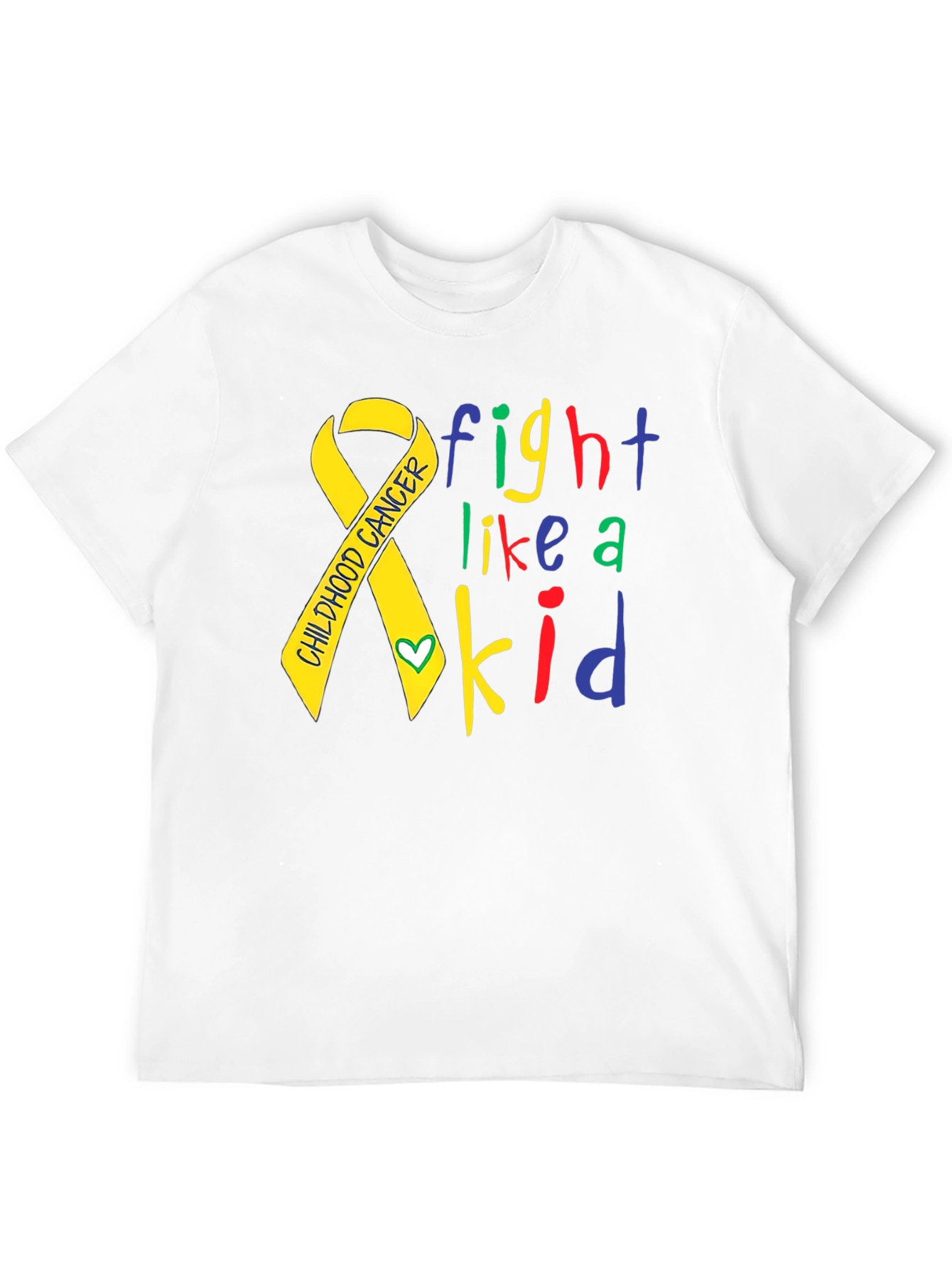 Childhood Cancer Awareness Fight Like A Kid T-Shirt