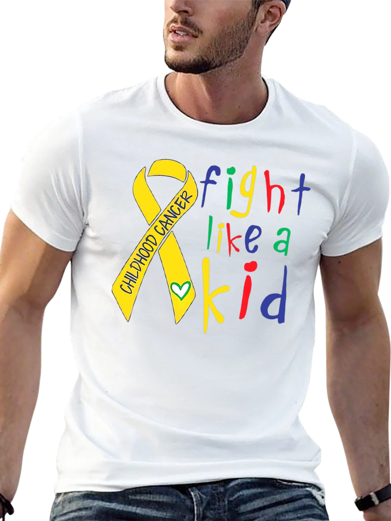 Childhood Cancer Awareness Fight Like A Kid T-Shirt