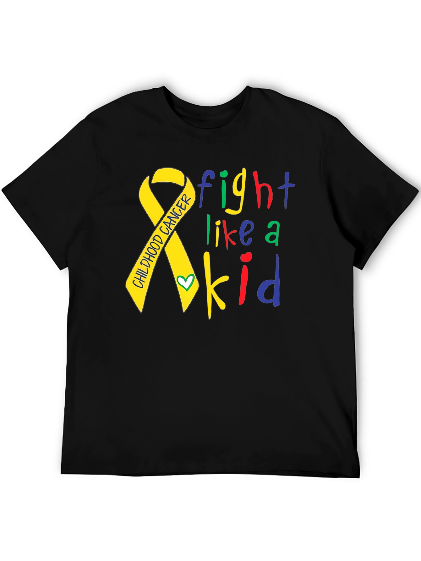 Childhood Cancer Awareness Fight Like A Kid T-Shirt