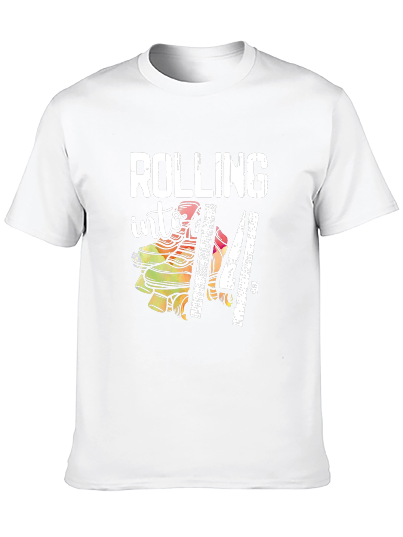 Rolling Into 14 Birthday T-Shirt