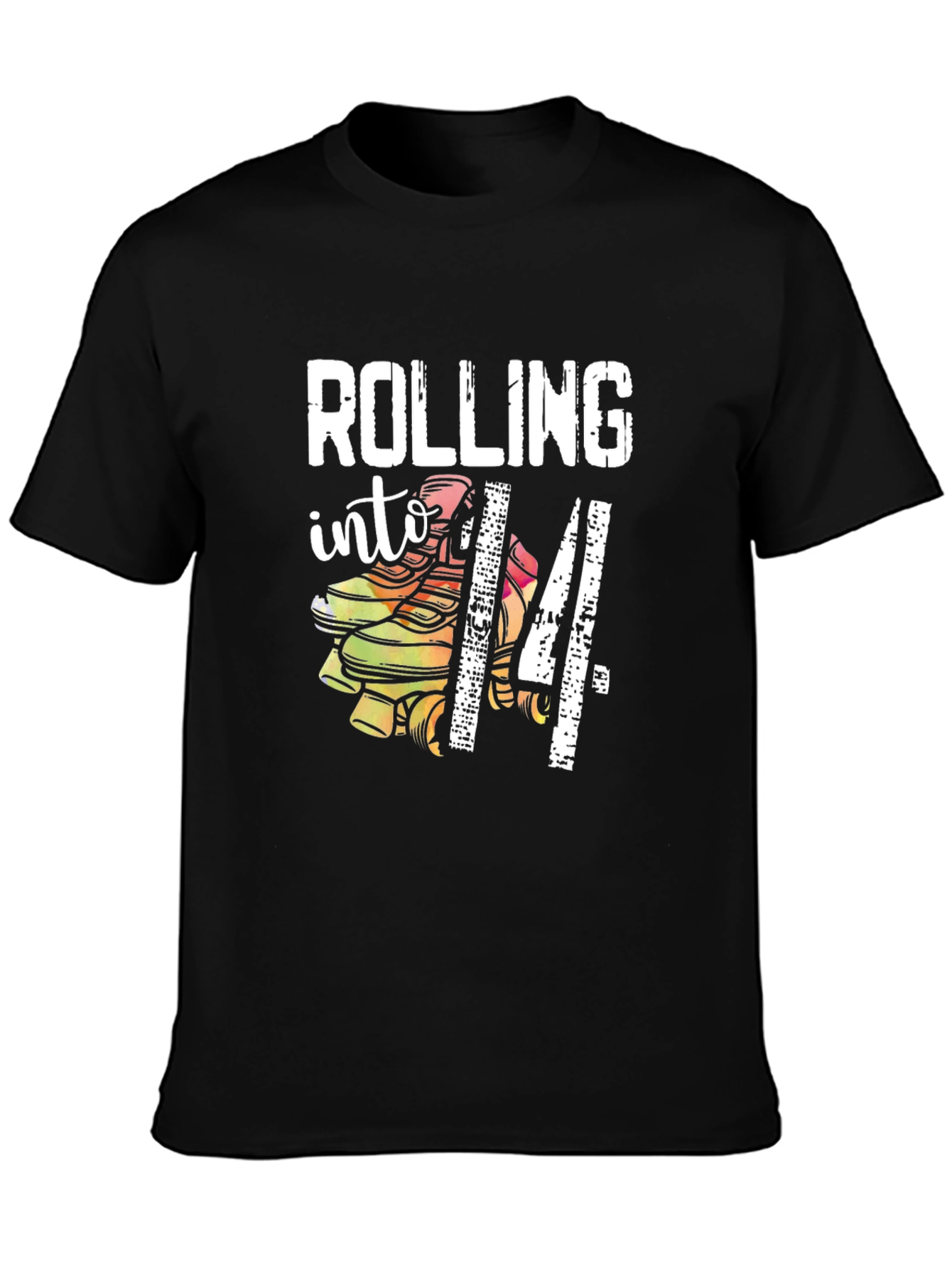 Rolling Into 14 Birthday T-Shirt