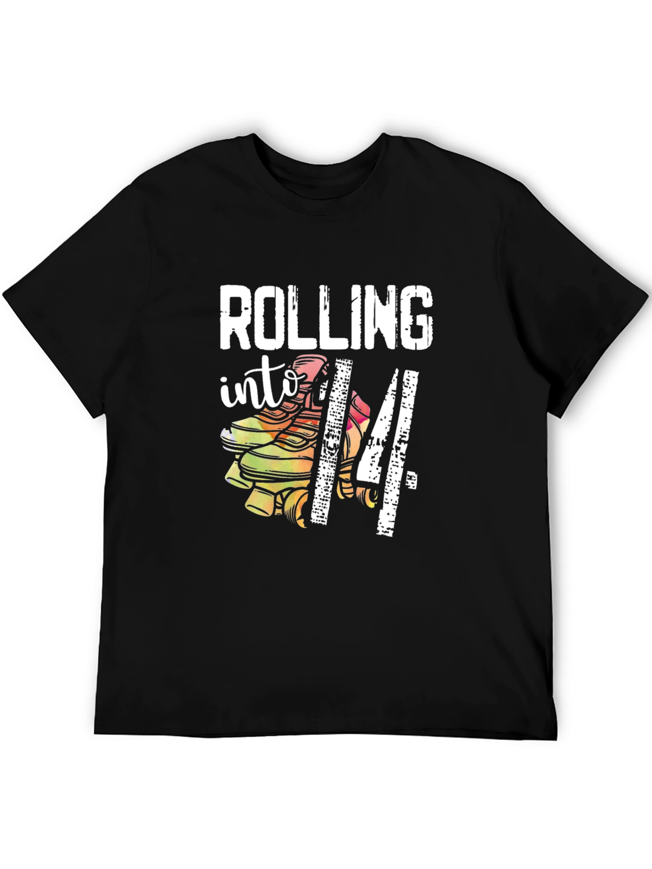 Rolling Into 14 Birthday T-Shirt