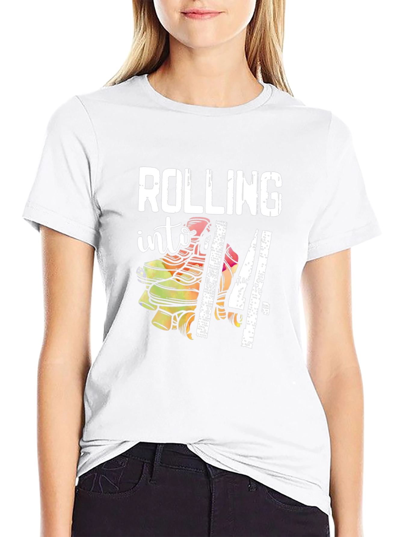 Rolling Into 14 Birthday T-Shirt