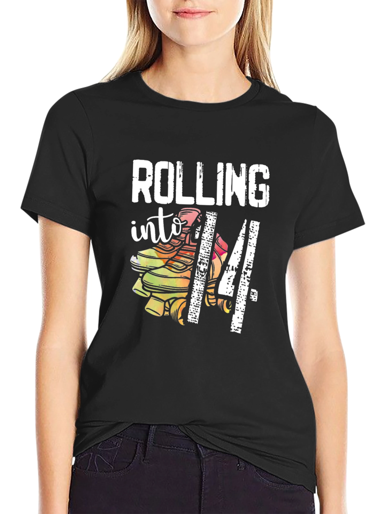 Rolling Into 14 Birthday T-Shirt