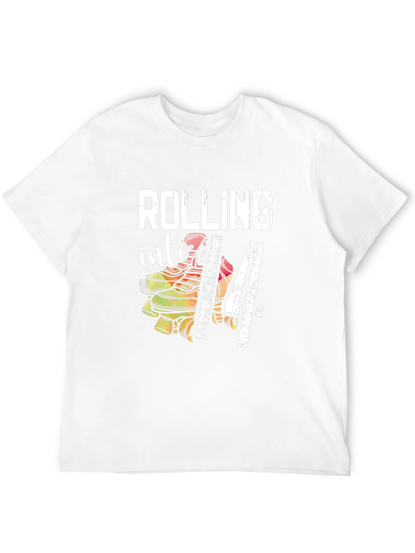Rolling Into 14 Birthday T-Shirt