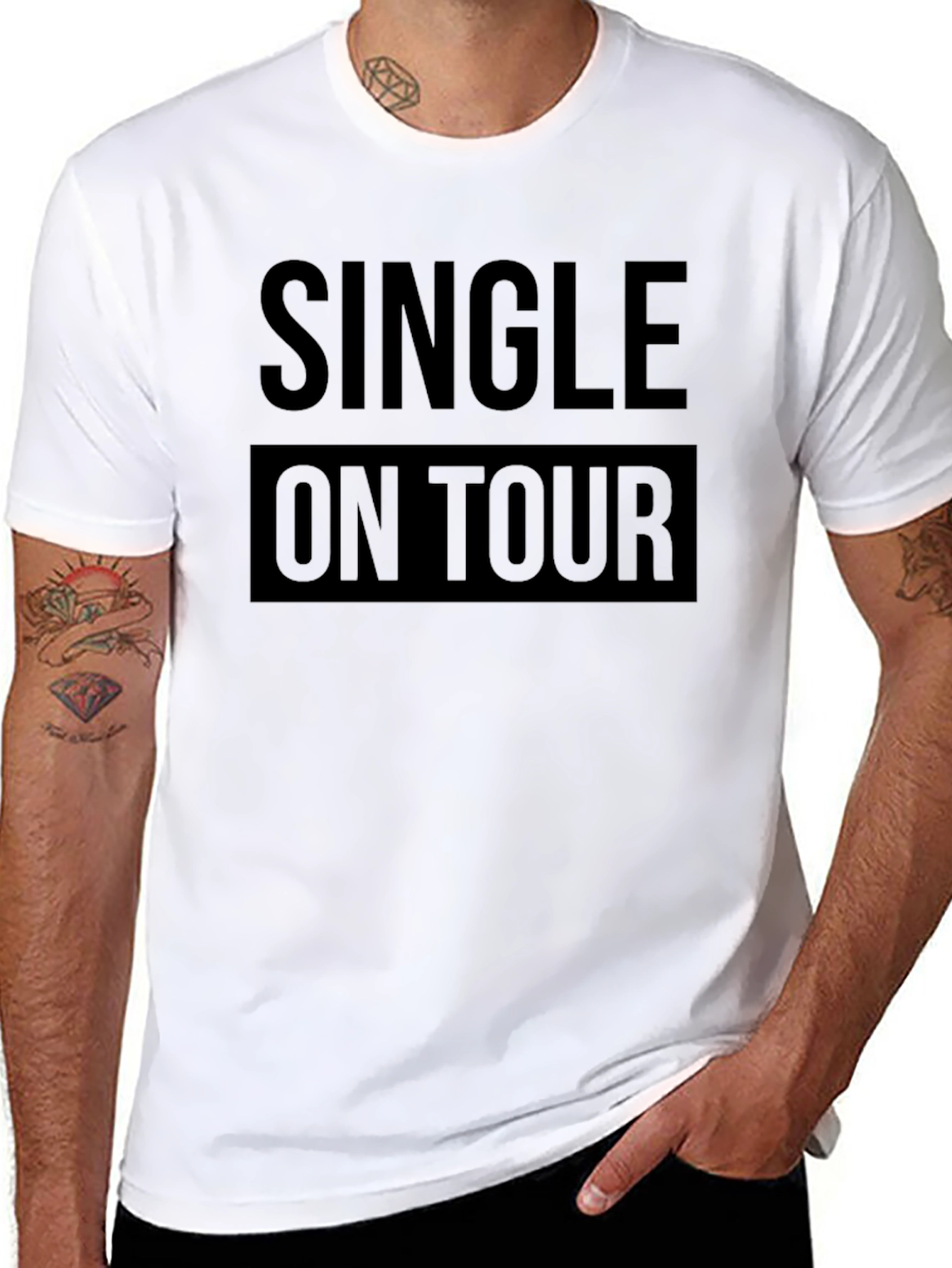 Single On Tour Black T-Shirt