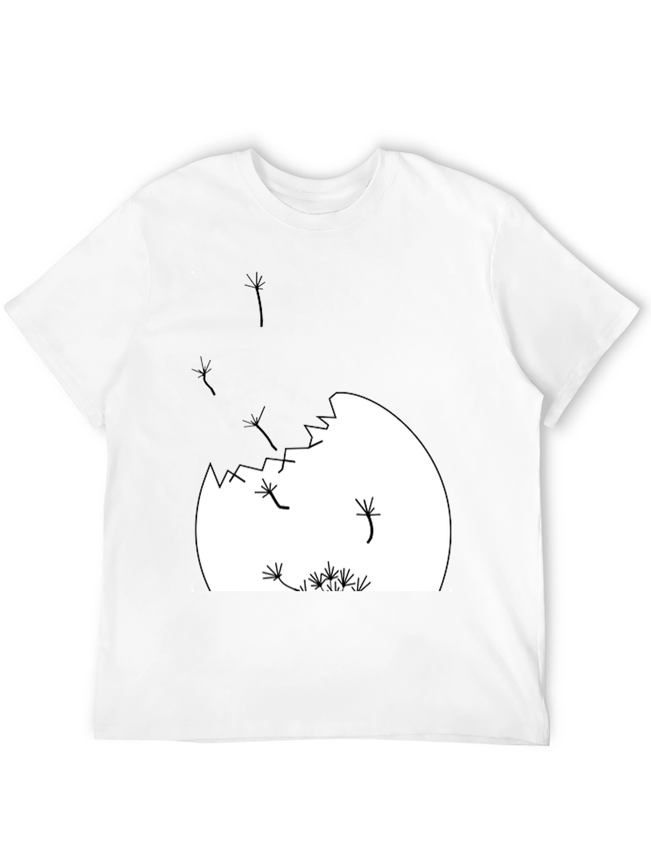 Dandelion T-Shirt - Black Graphic Tee