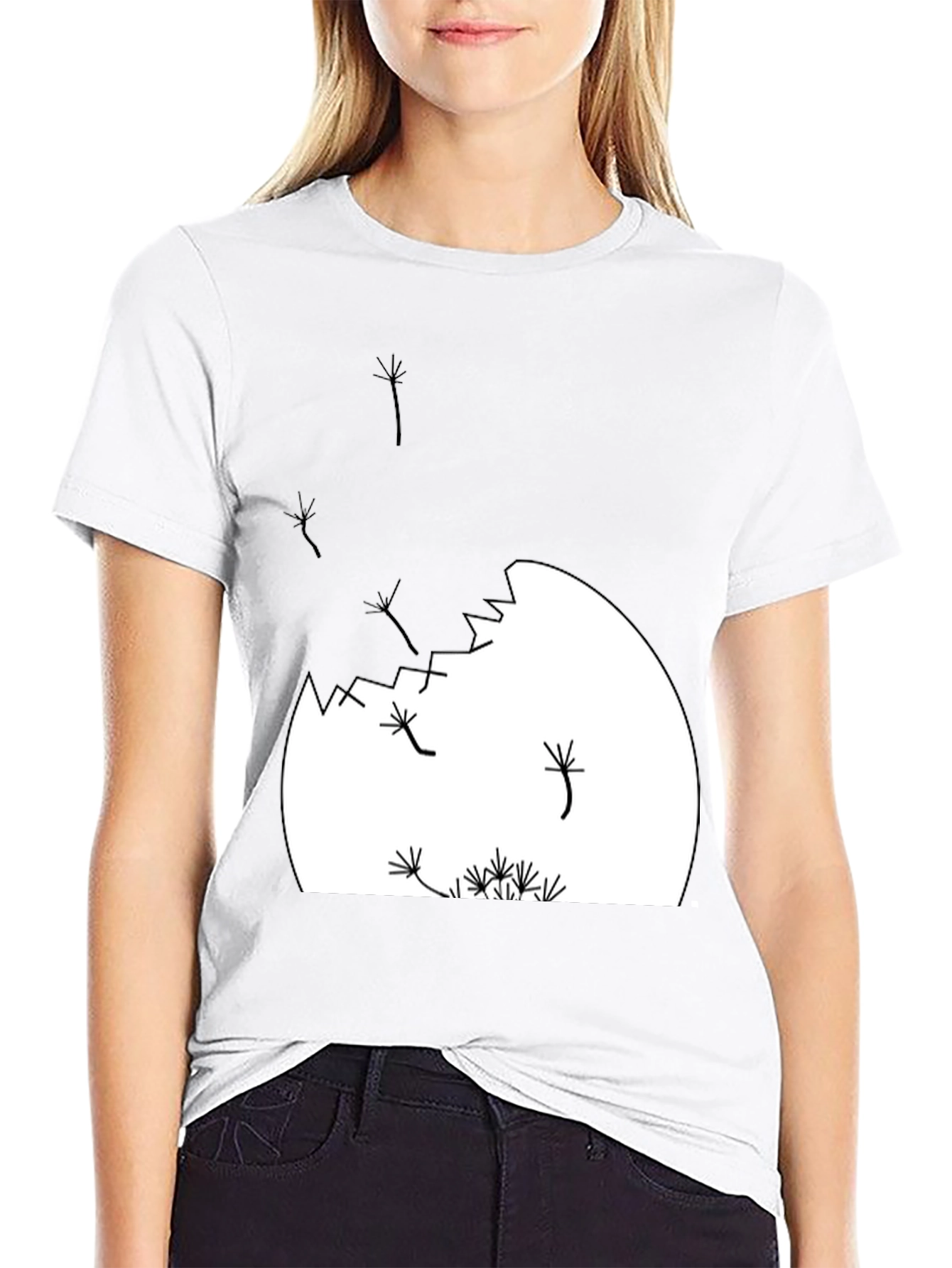 Dandelion T-Shirt - Black Graphic Tee