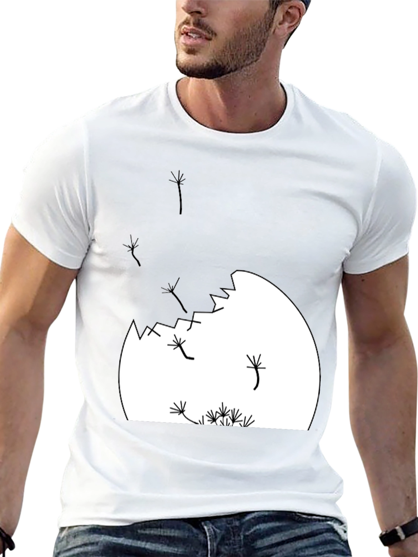 Dandelion T-Shirt - Black Graphic Tee