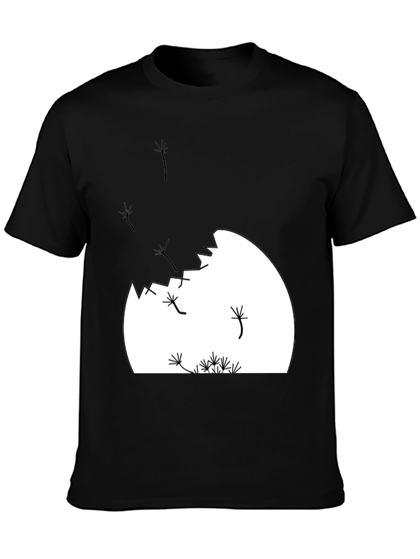 Dandelion T-Shirt - Black Graphic Tee