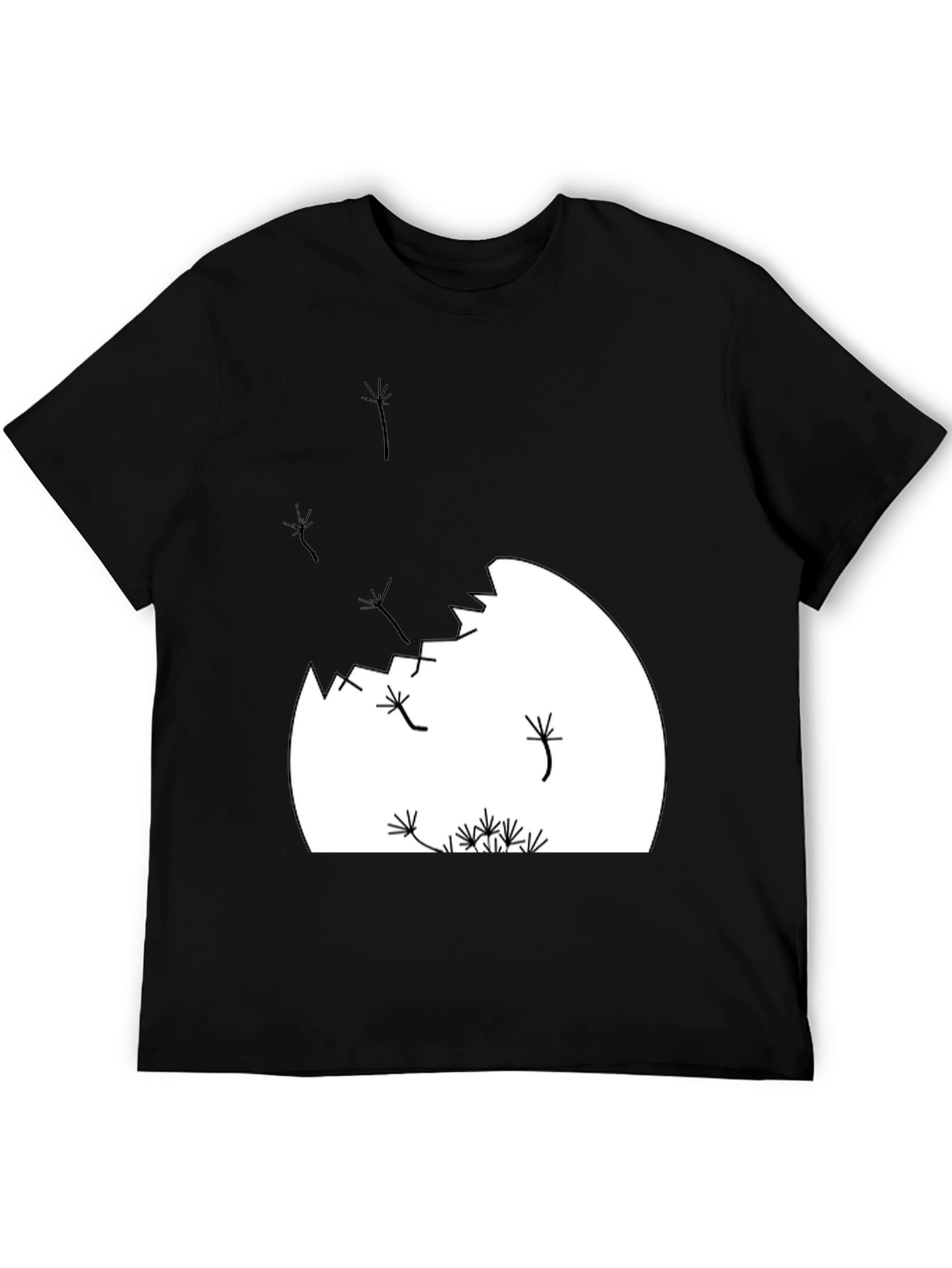 Dandelion T-Shirt - Black Graphic Tee