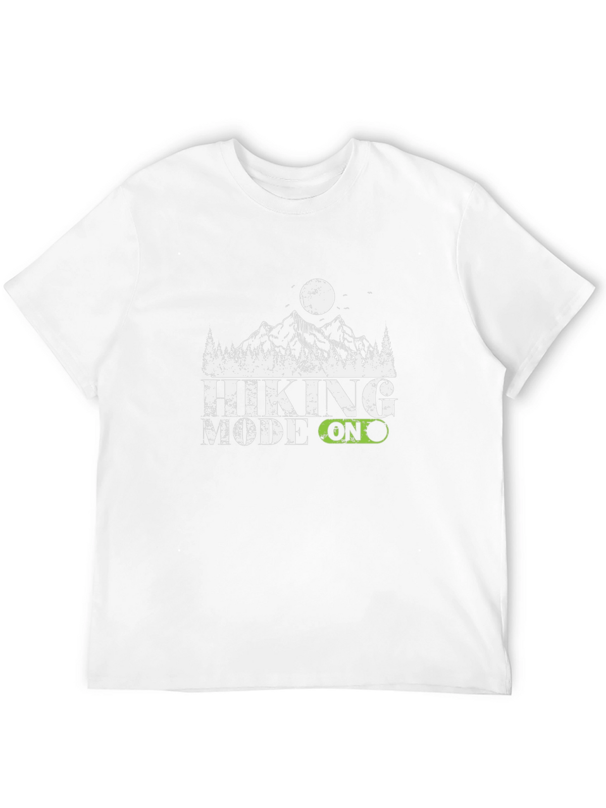 Hiking Mode On Graphic Tee - Black