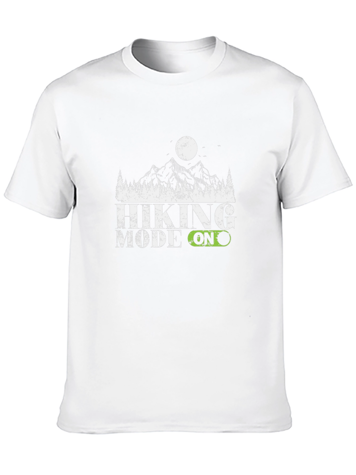 Hiking Mode On Graphic Tee - Black