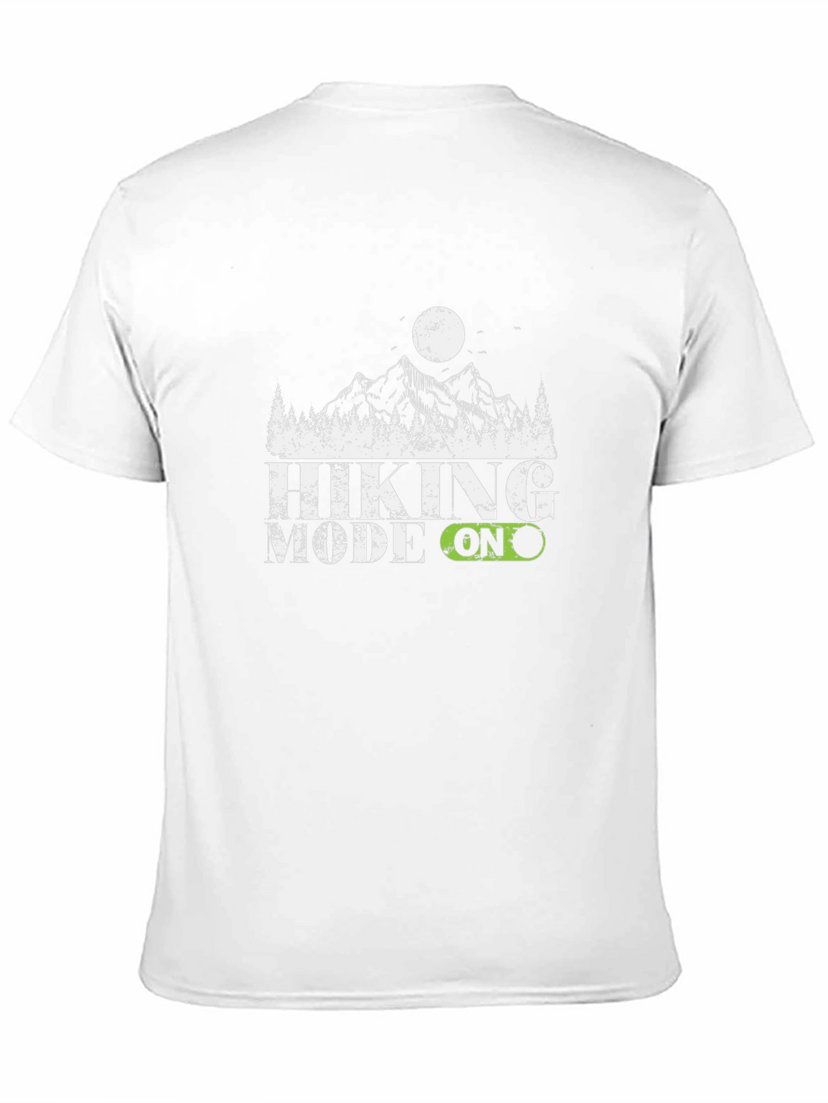 Hiking Mode On Graphic Tee - Black
