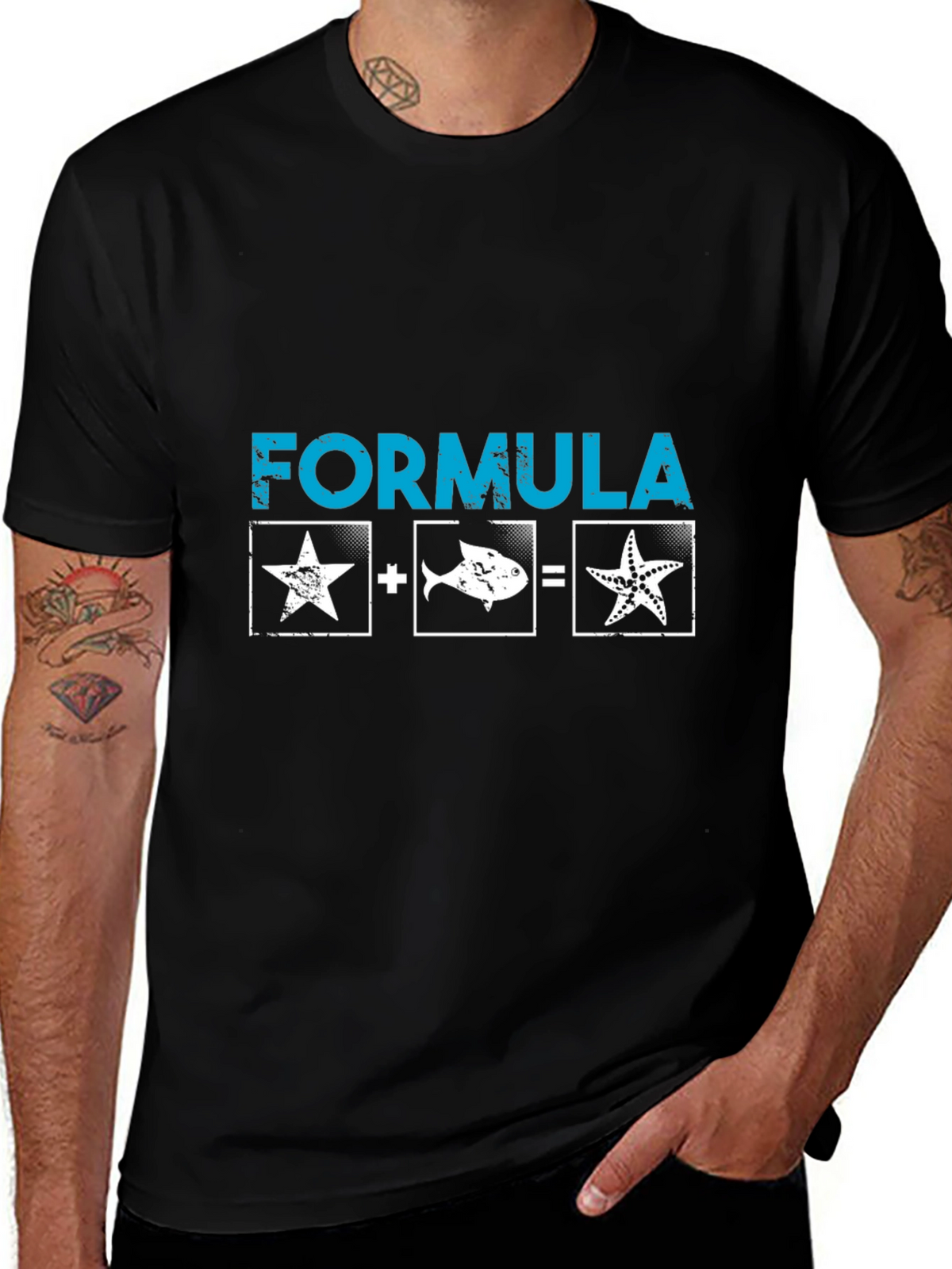Formula Starfish T-Shirt - Funny Math Design