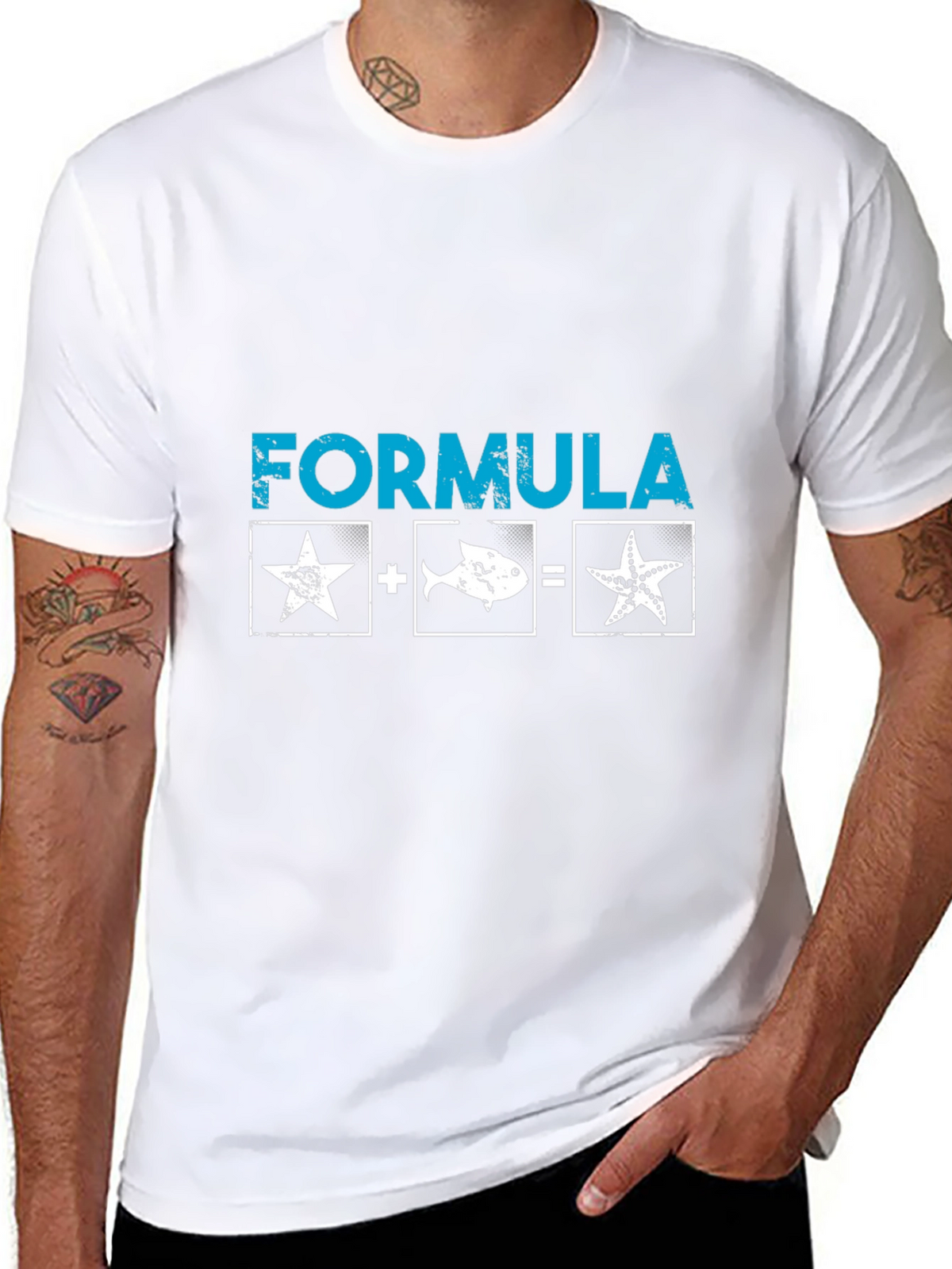 Formula Starfish T-Shirt - Funny Math Design