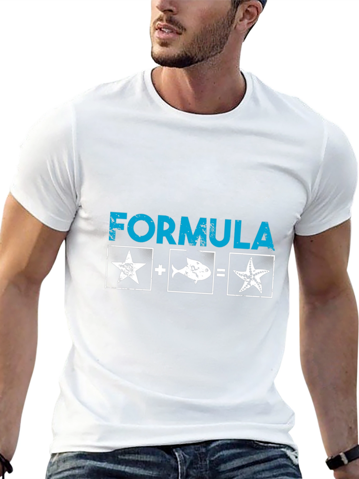 Formula Starfish T-Shirt - Funny Math Design