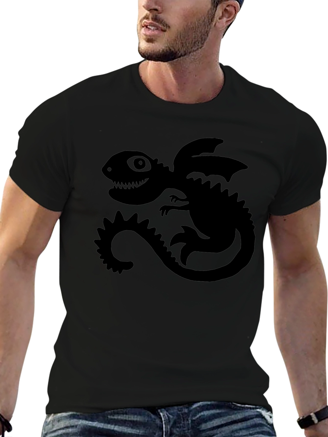 Dragon Graphic Black T-Shirt