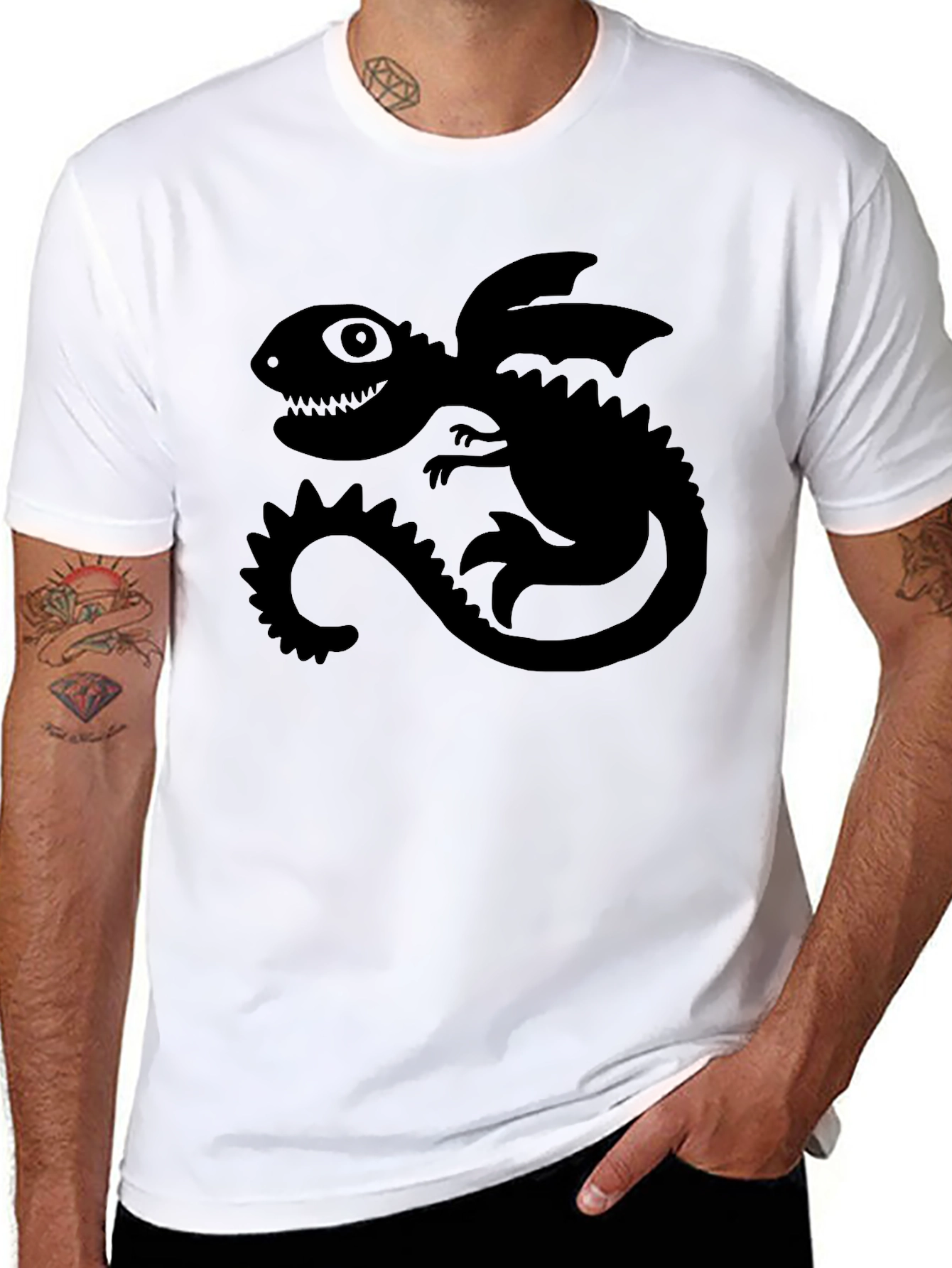 Dragon Graphic Black T-Shirt