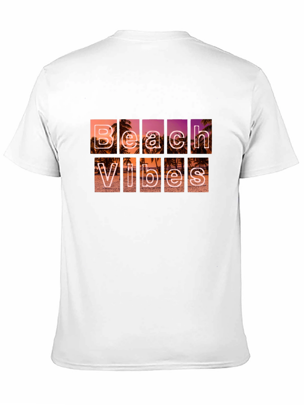 Beach Vibes Graphic T-Shirt - Black