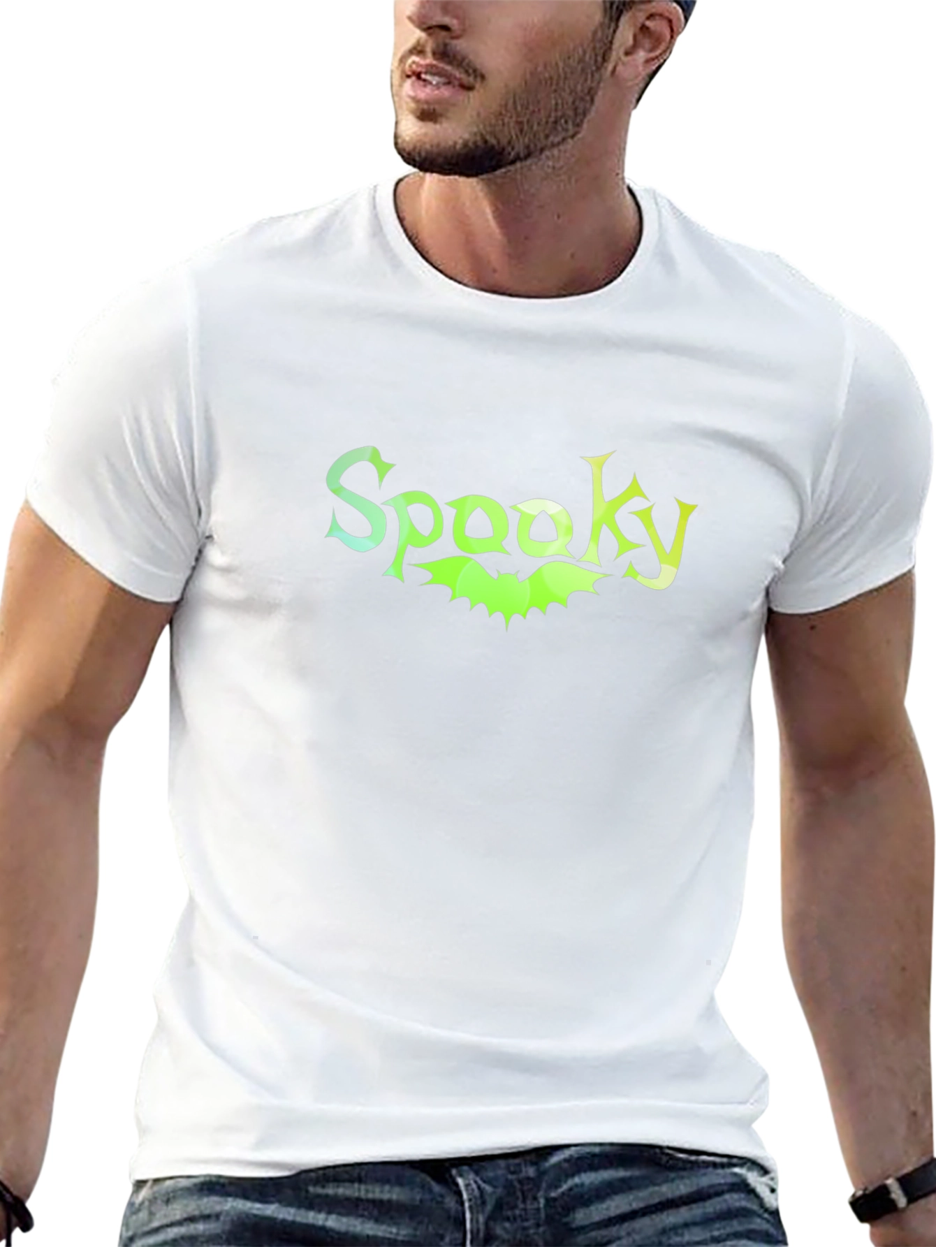 Spooky Bat Graphic T-Shirt