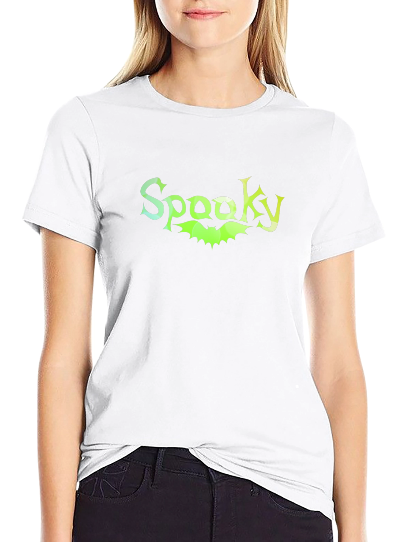 Spooky Bat Graphic T-Shirt