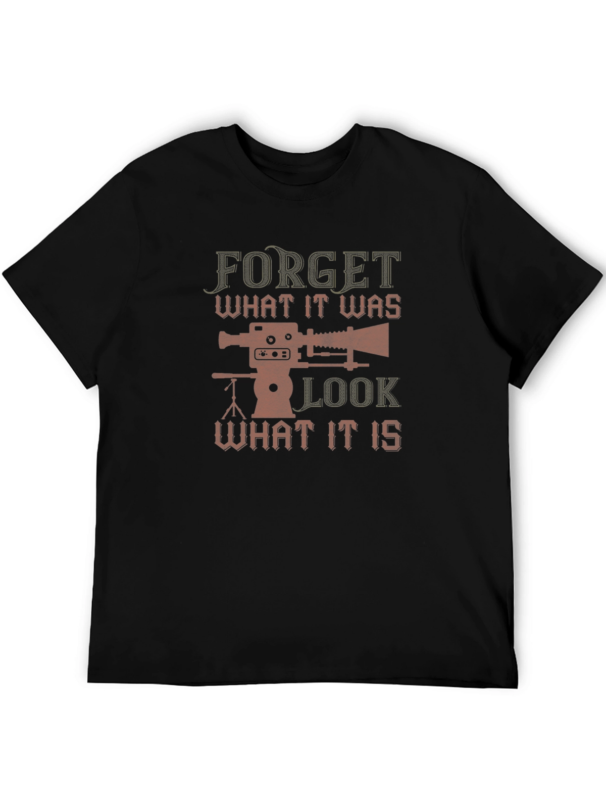 Forget What it Was Camera Graphic T-Shirt
