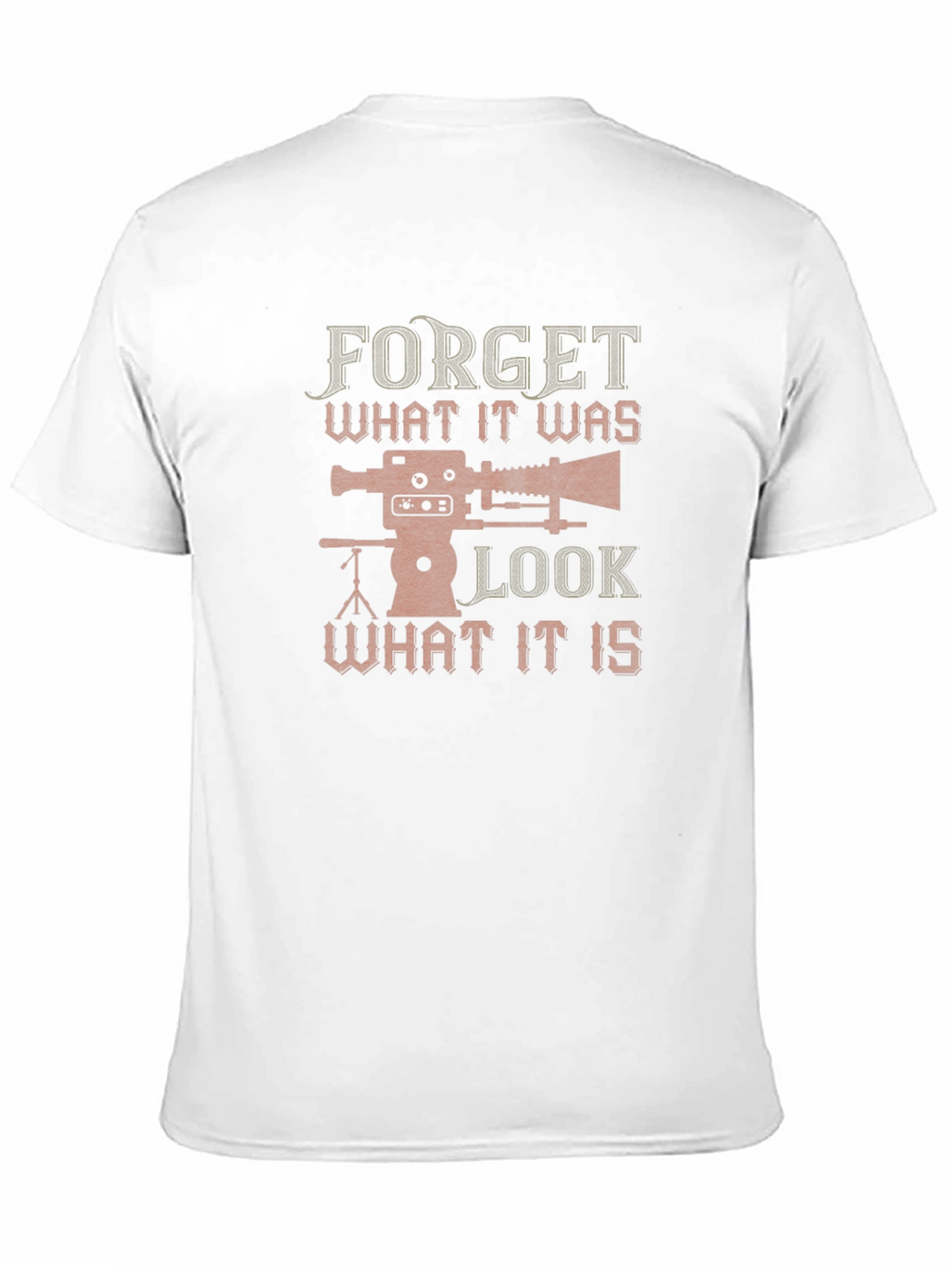 Forget What it Was Camera Graphic T-Shirt