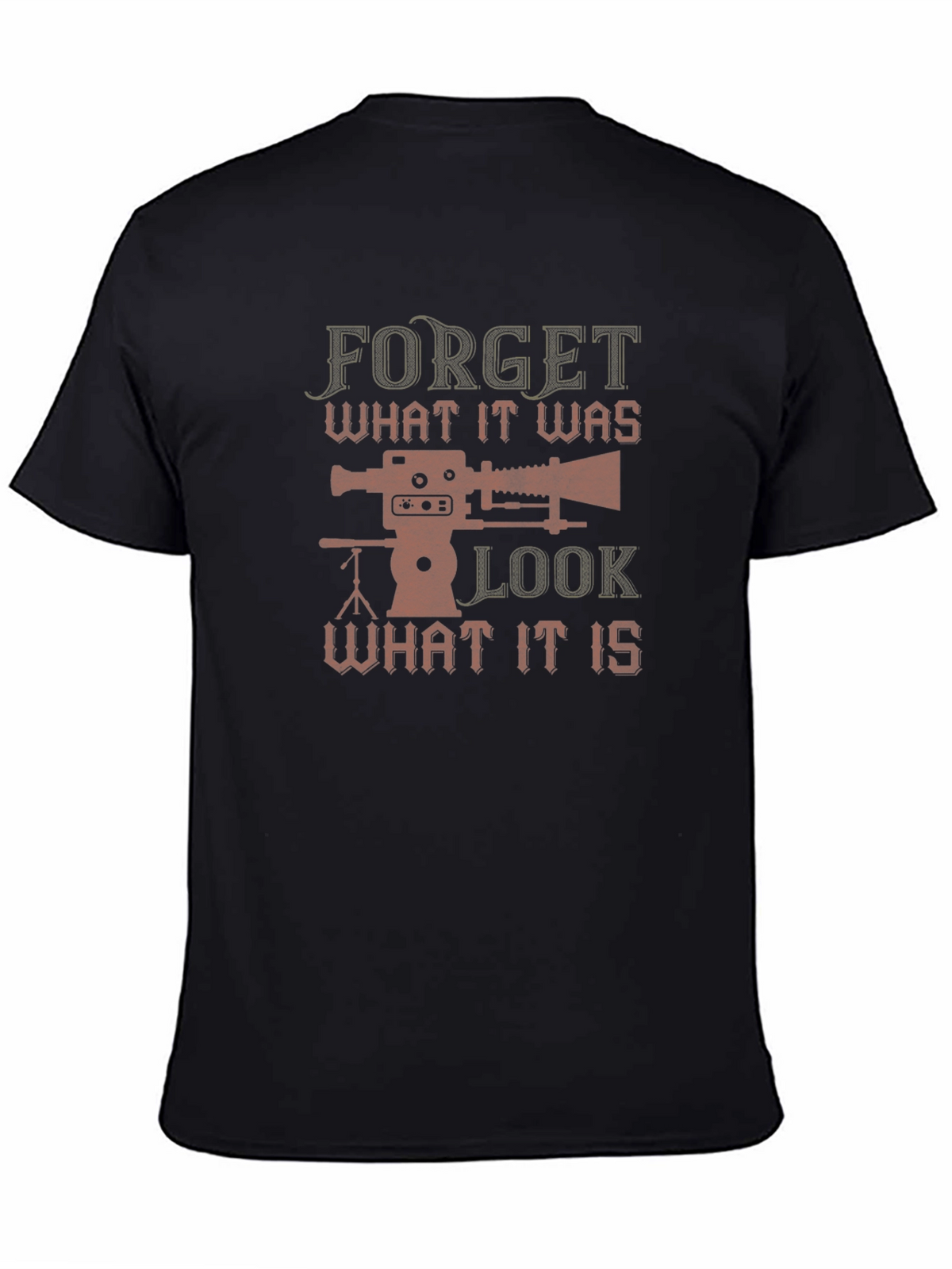 Forget What it Was Camera Graphic T-Shirt