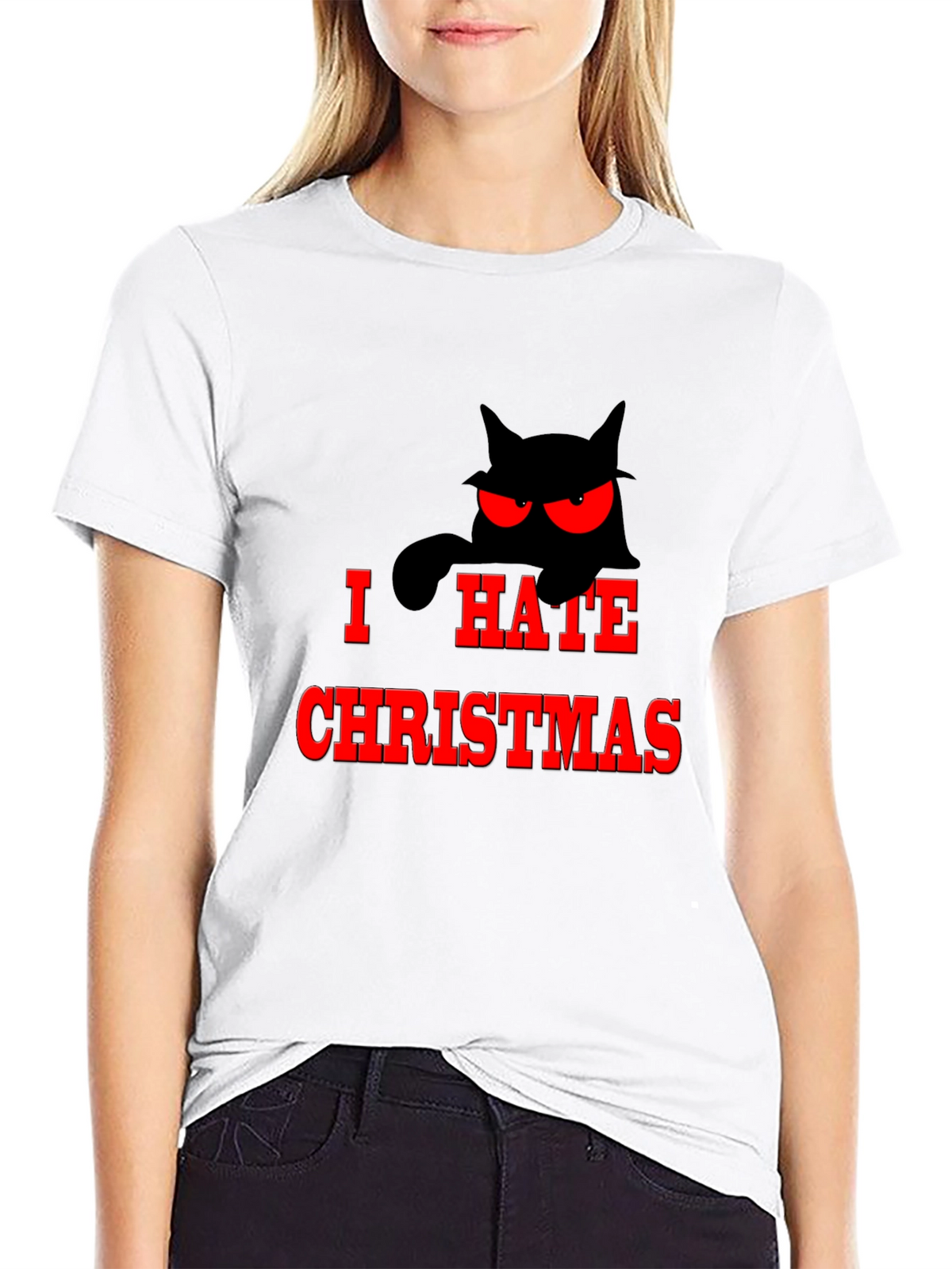 Grumpy Cat Hates Christmas T-Shirt
