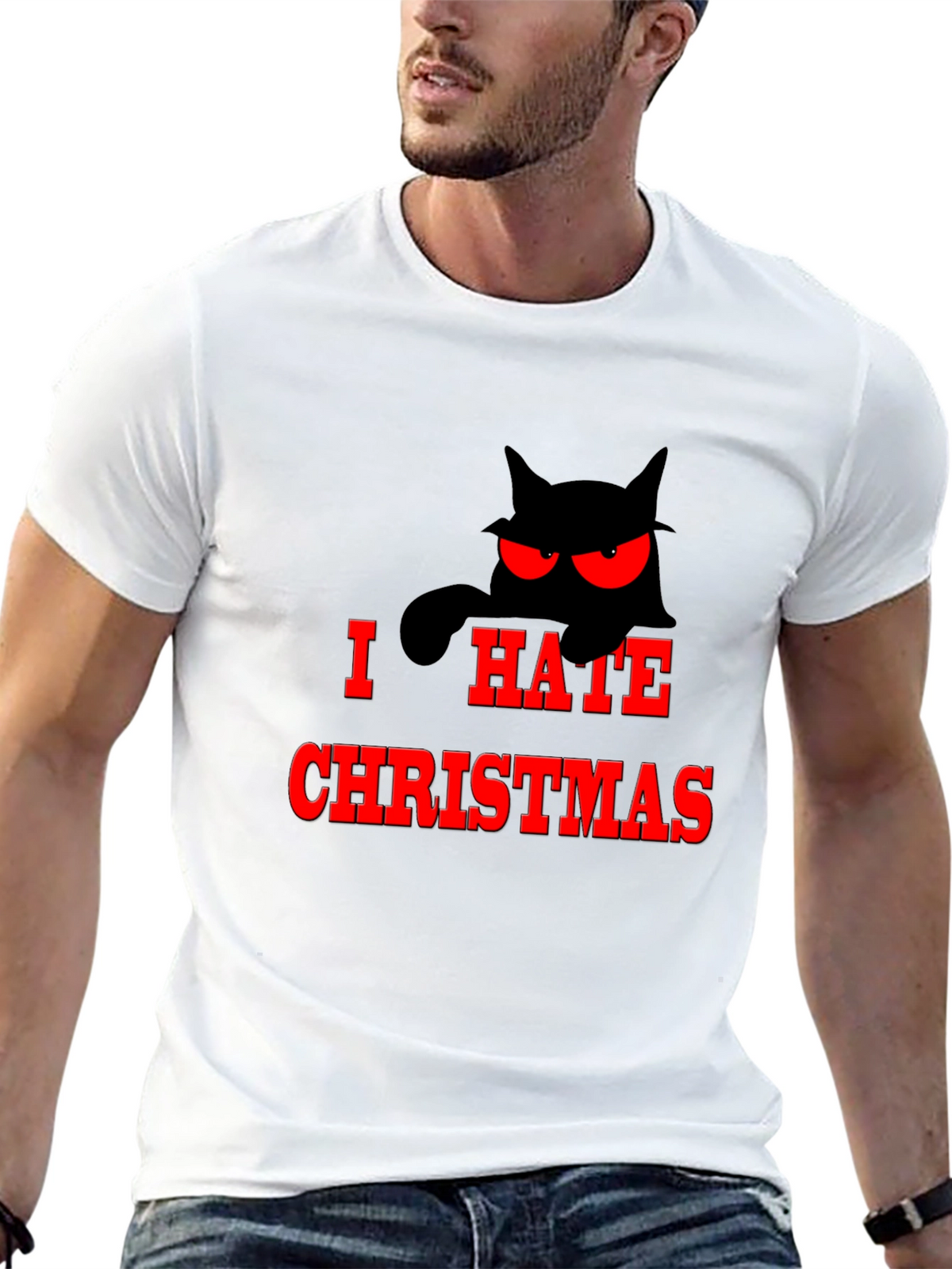 Grumpy Cat Hates Christmas T-Shirt
