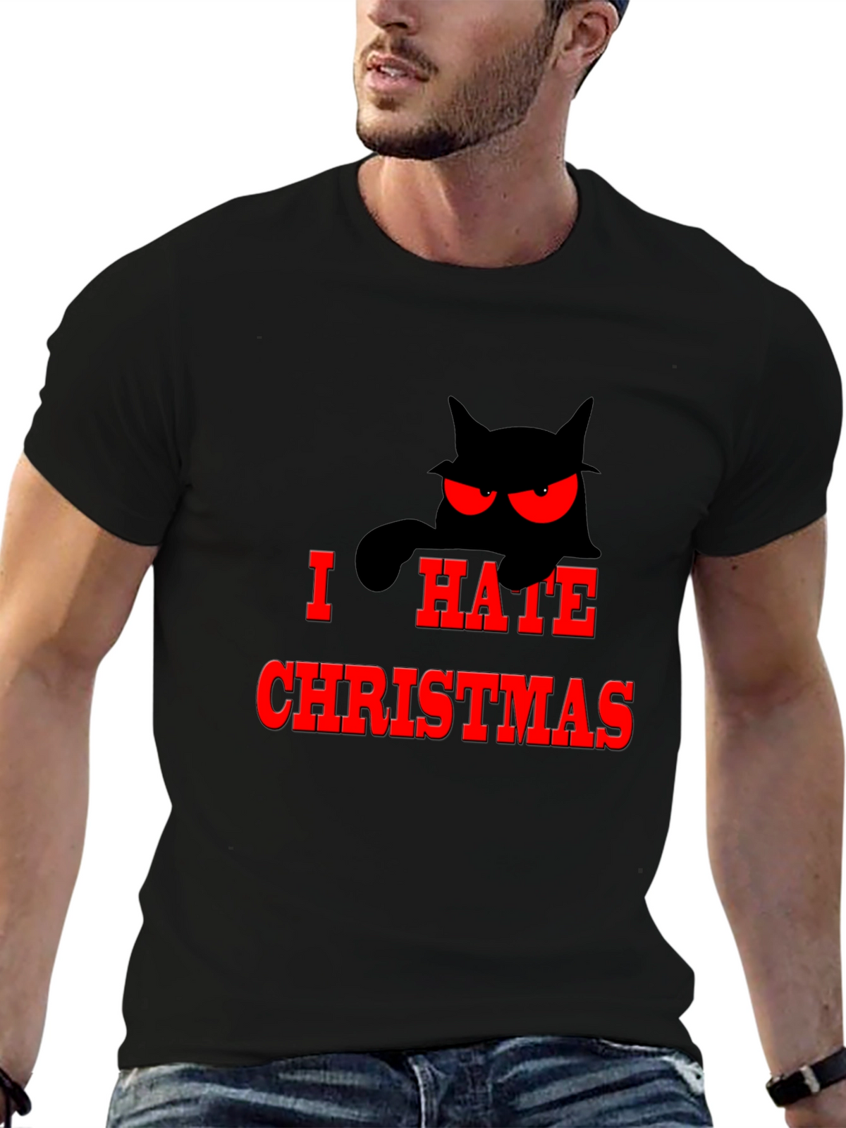 Grumpy Cat Hates Christmas T-Shirt