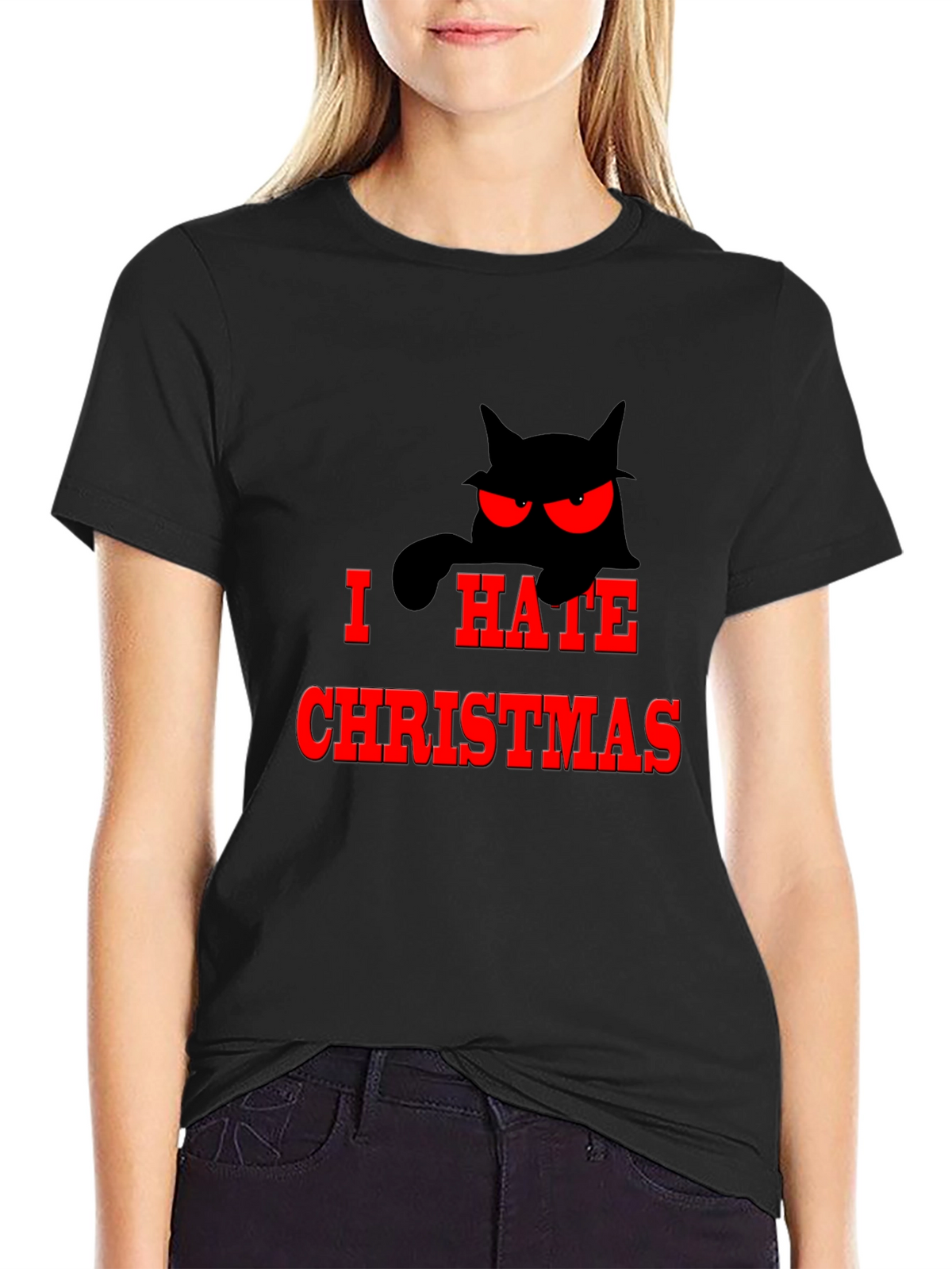 Grumpy Cat Hates Christmas T-Shirt