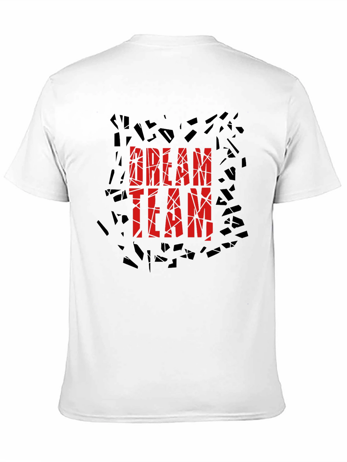 Dream Team Graphic Print Black T-Shirt