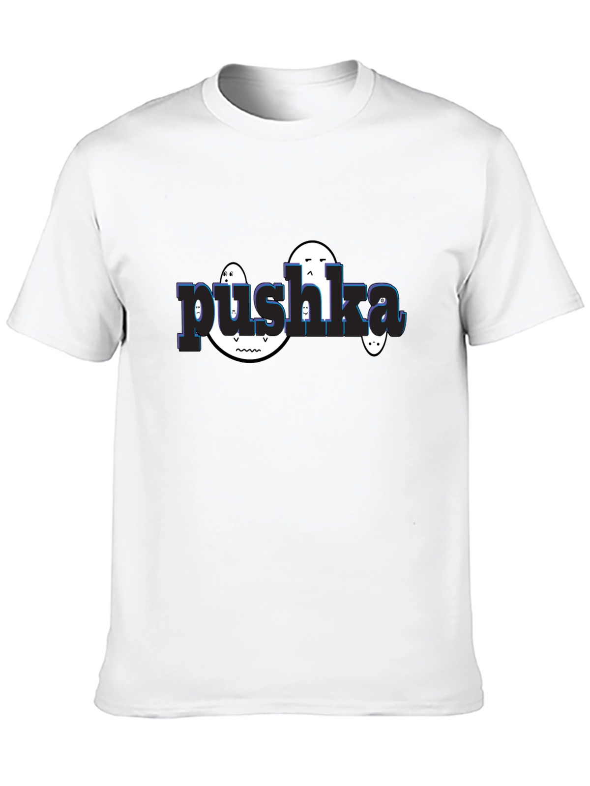 Pushka Funny Graphic Tee - Black Unisex T-Shirt