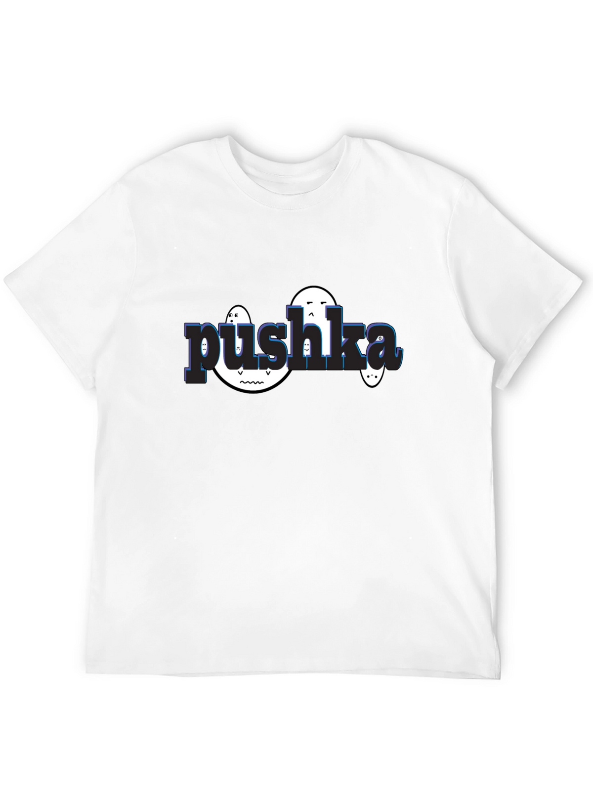 Pushka Funny Graphic Tee - Black Unisex T-Shirt