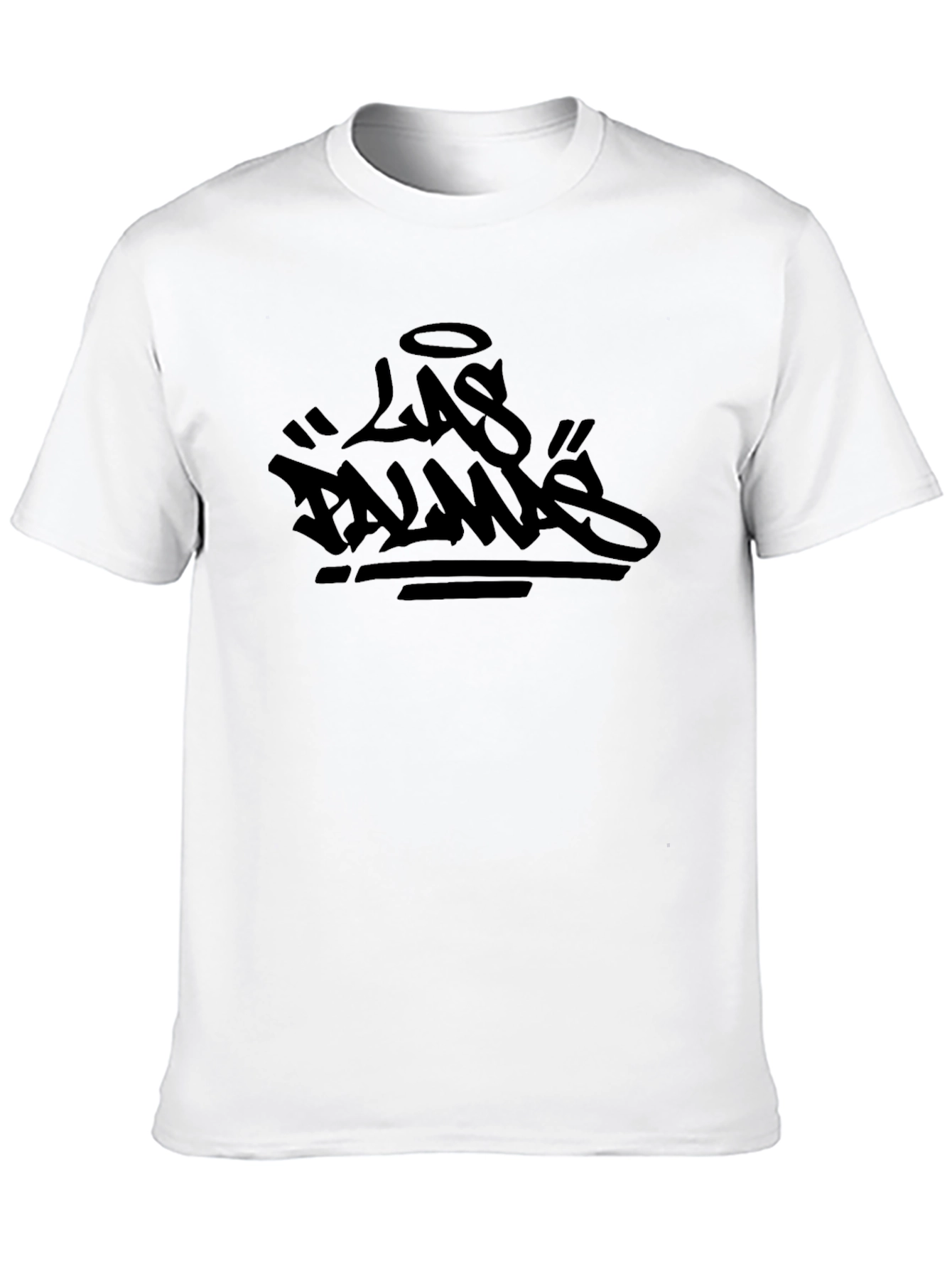 Las Palmas Black Graphic Tee